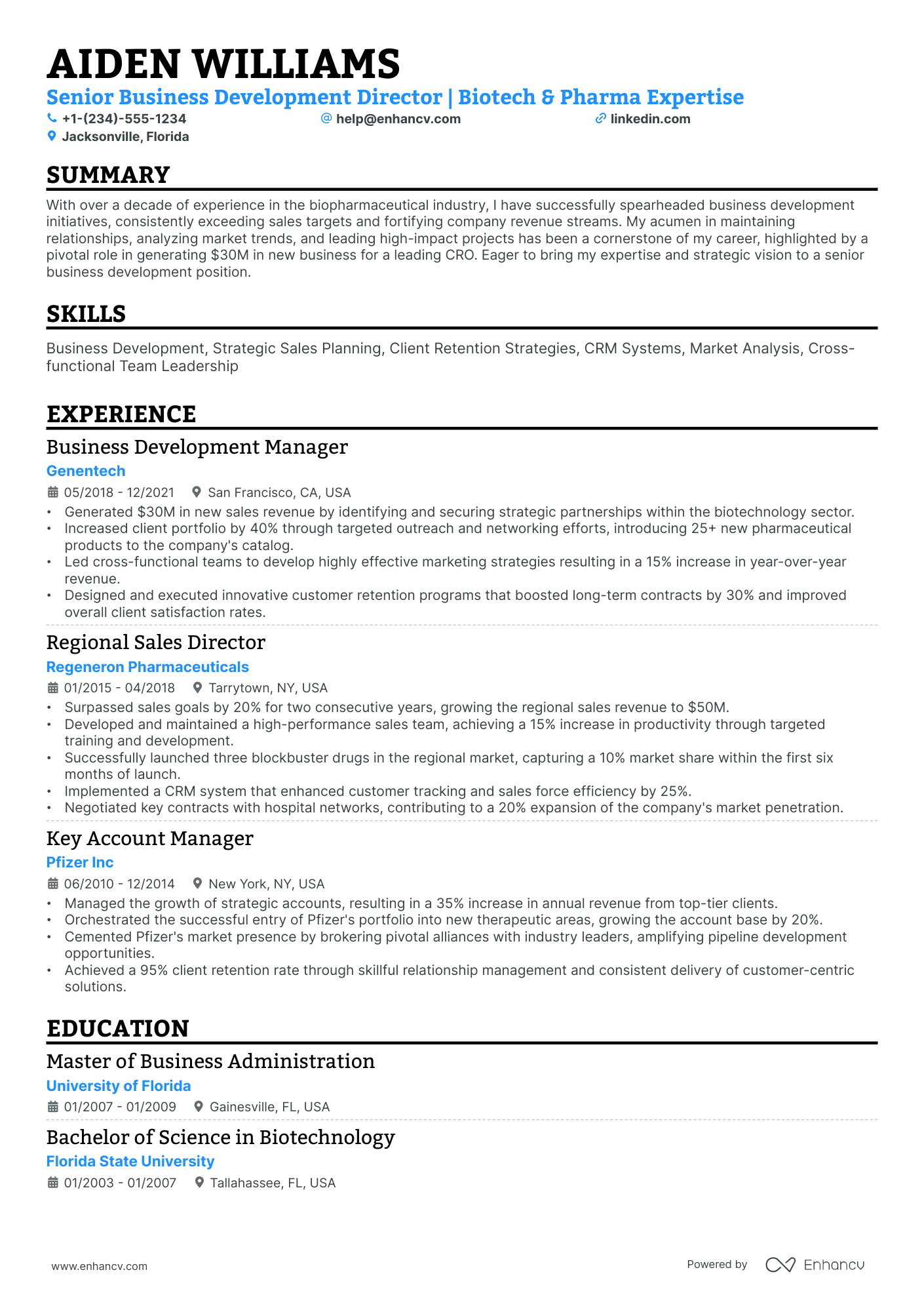 10 Director of Business Development Resume Examples & Guide for 2026