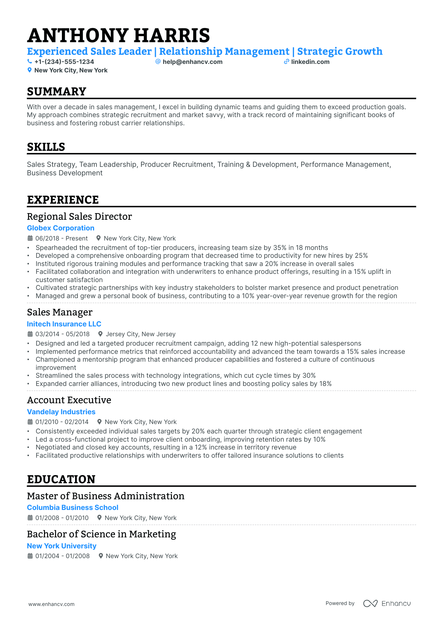 10 Sales Team Leader Resume Examples & Guide for 2026