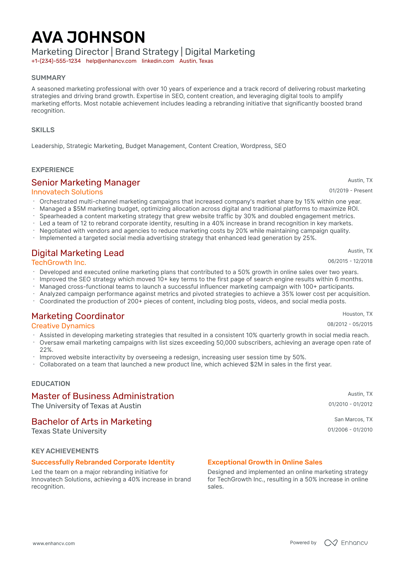 10 Public Relations Director Resume Examples & Guide for 2026