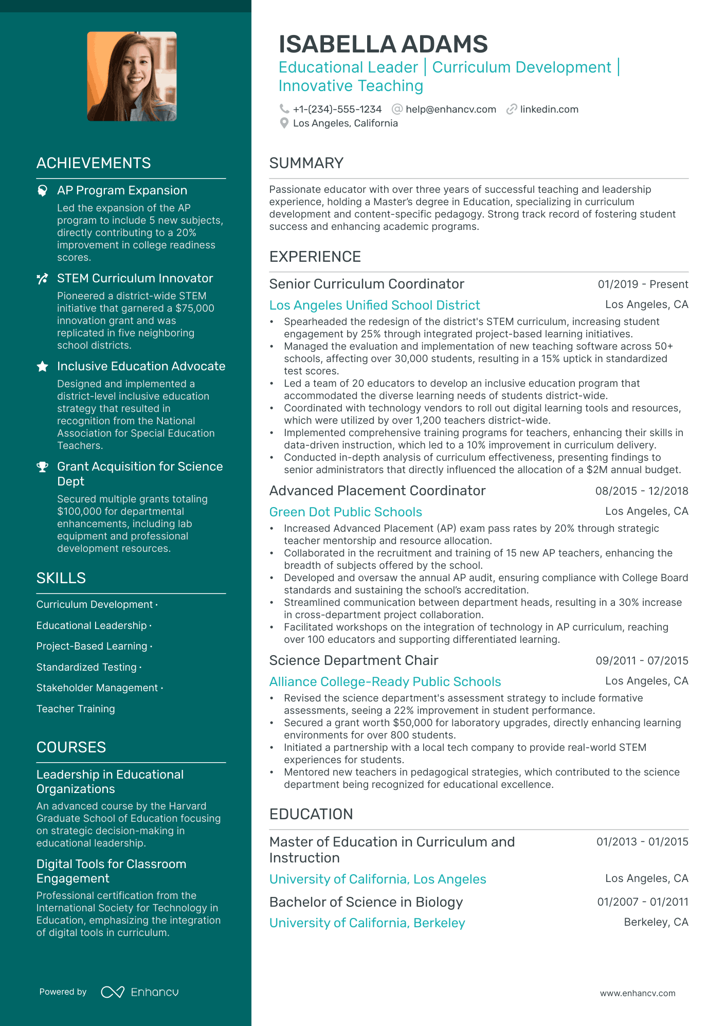 5 Department Head Resume Examples & Guide for 2024