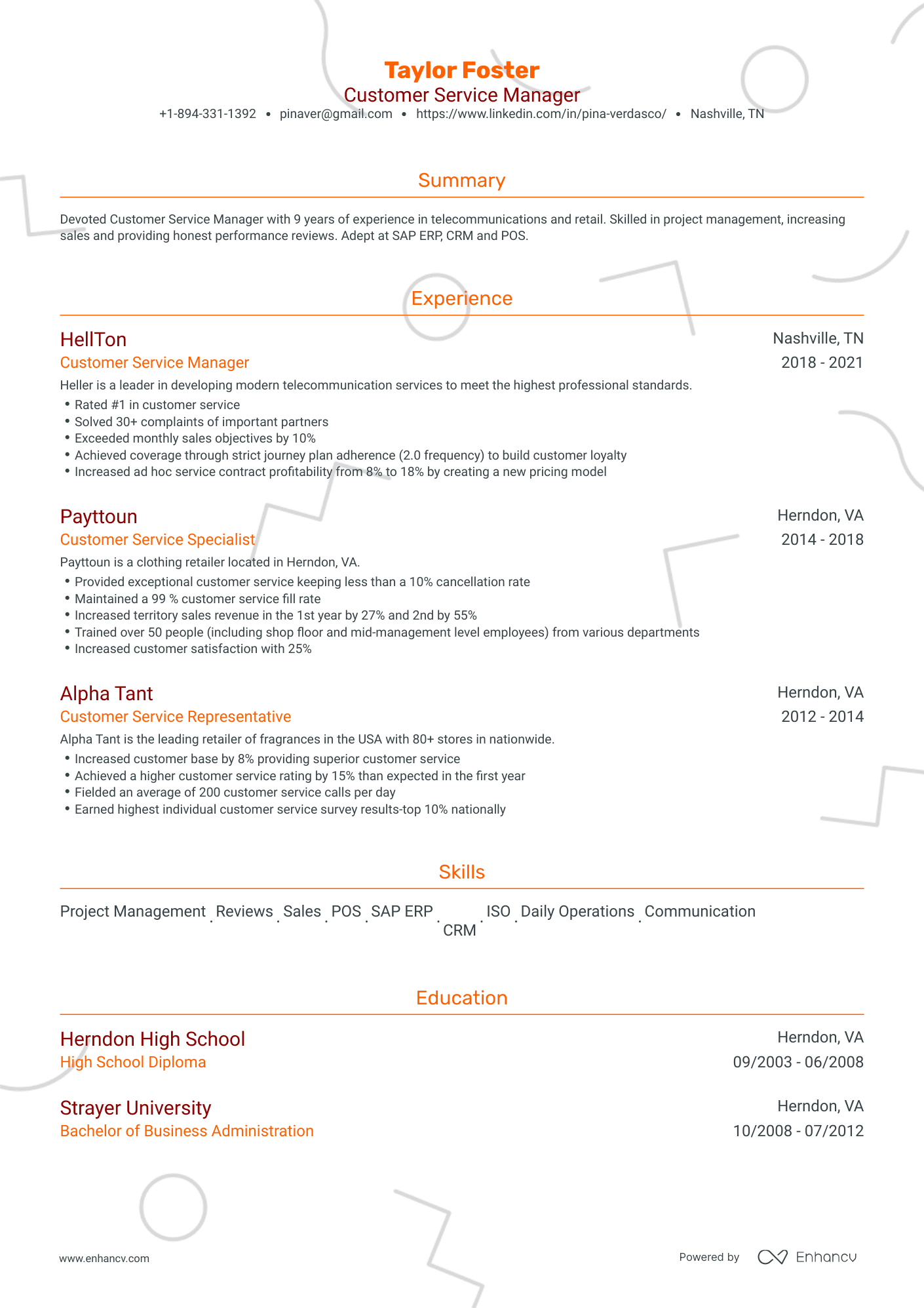 25 Customer Service Resume Examples & Guide for 2023