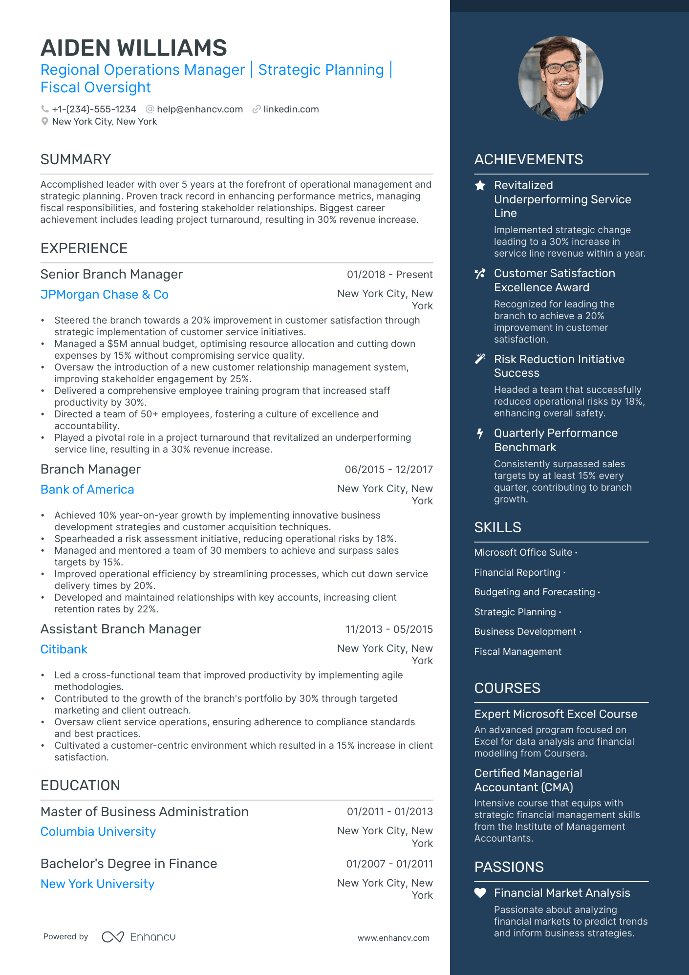 5 Regional Director Resume Examples & Guide for 2024