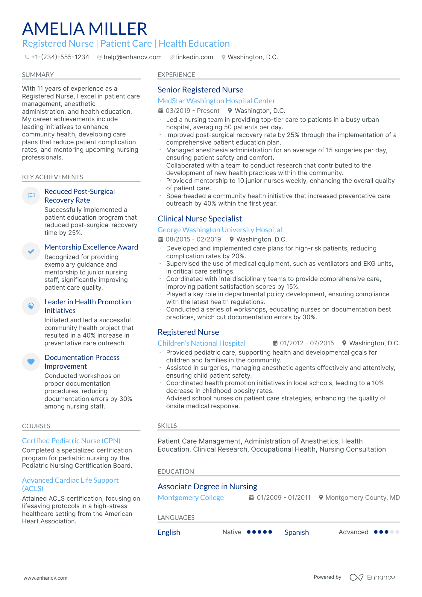 10 Clinical Nurse Resume Examples, Templates & Guide for 2026