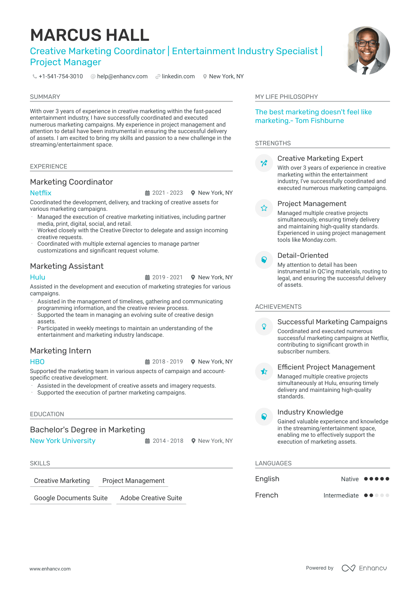 5 Creative Marketing Resume Examples & Guide for 2024