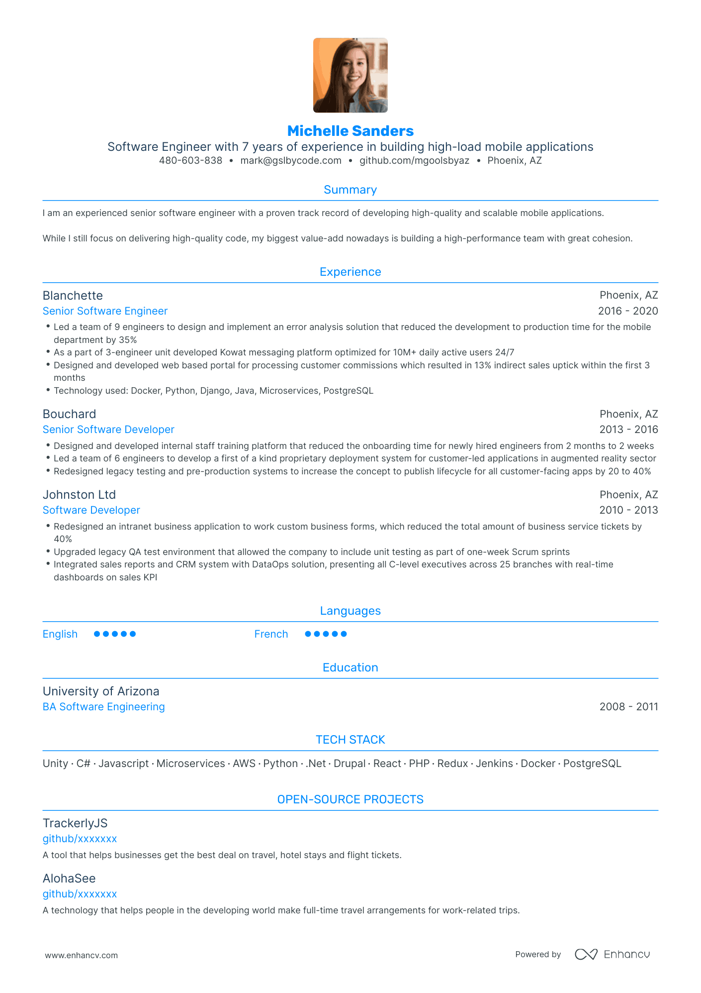 5 Tech Resume Examples & Guide for 2024