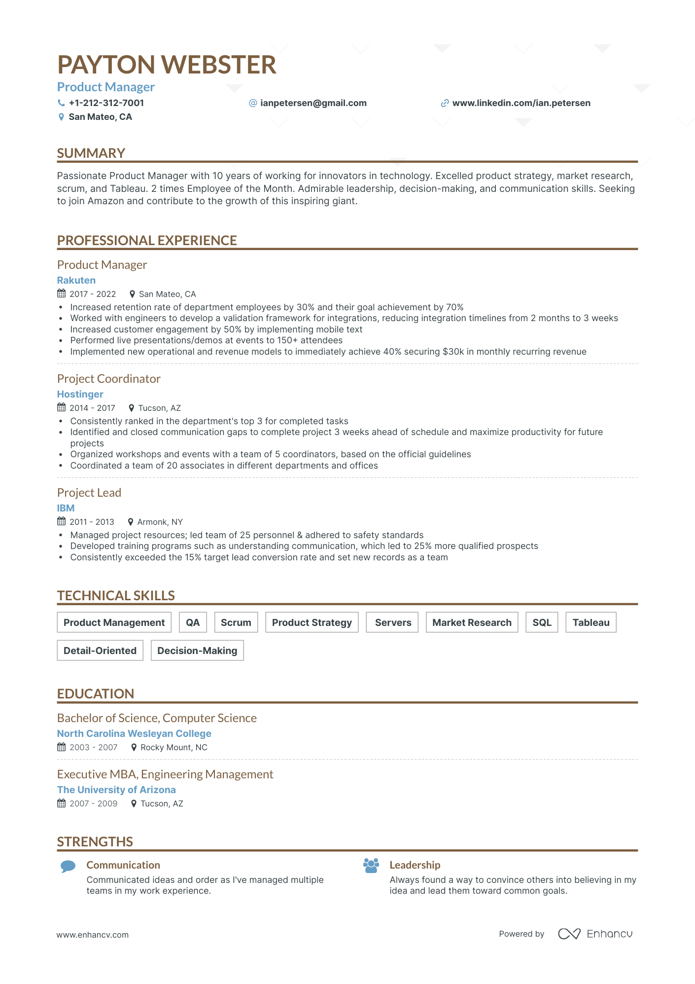 5 Amazon Resume Examples & Guide for 2024