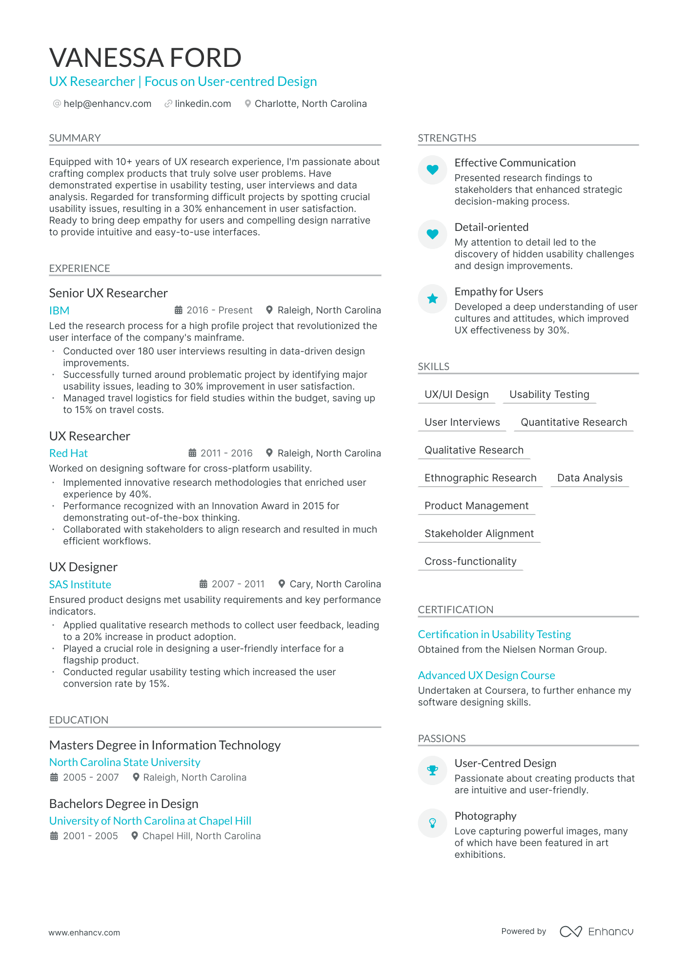 5 UX Researcher Resume Examples & Guide for 2024