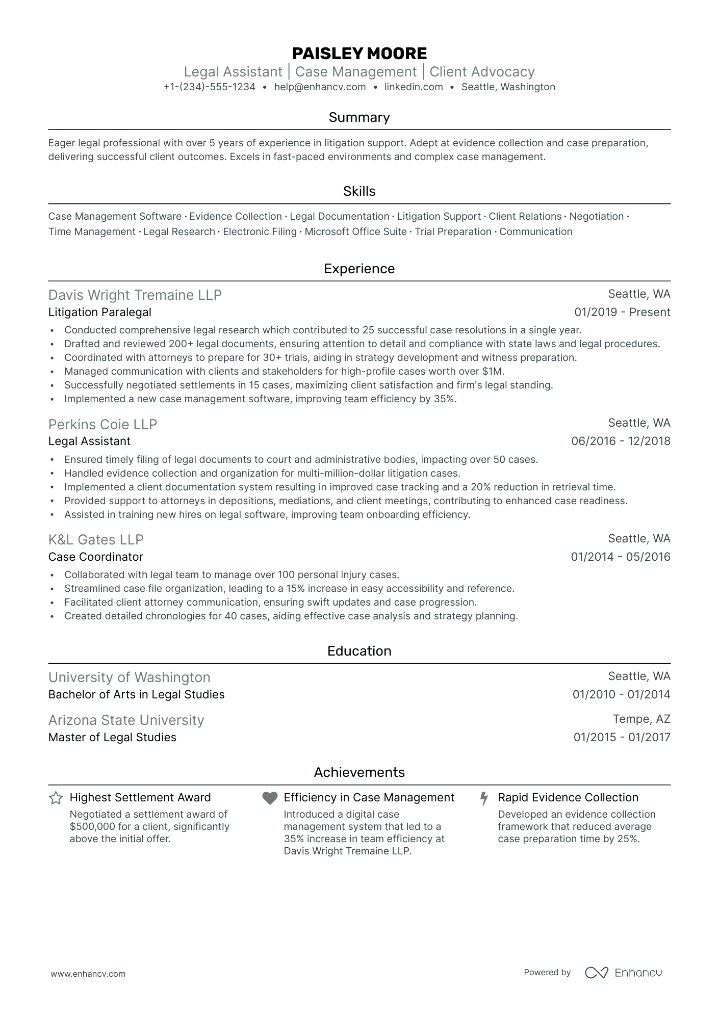 5 Case Manager Resume Examples & Guide for 2024