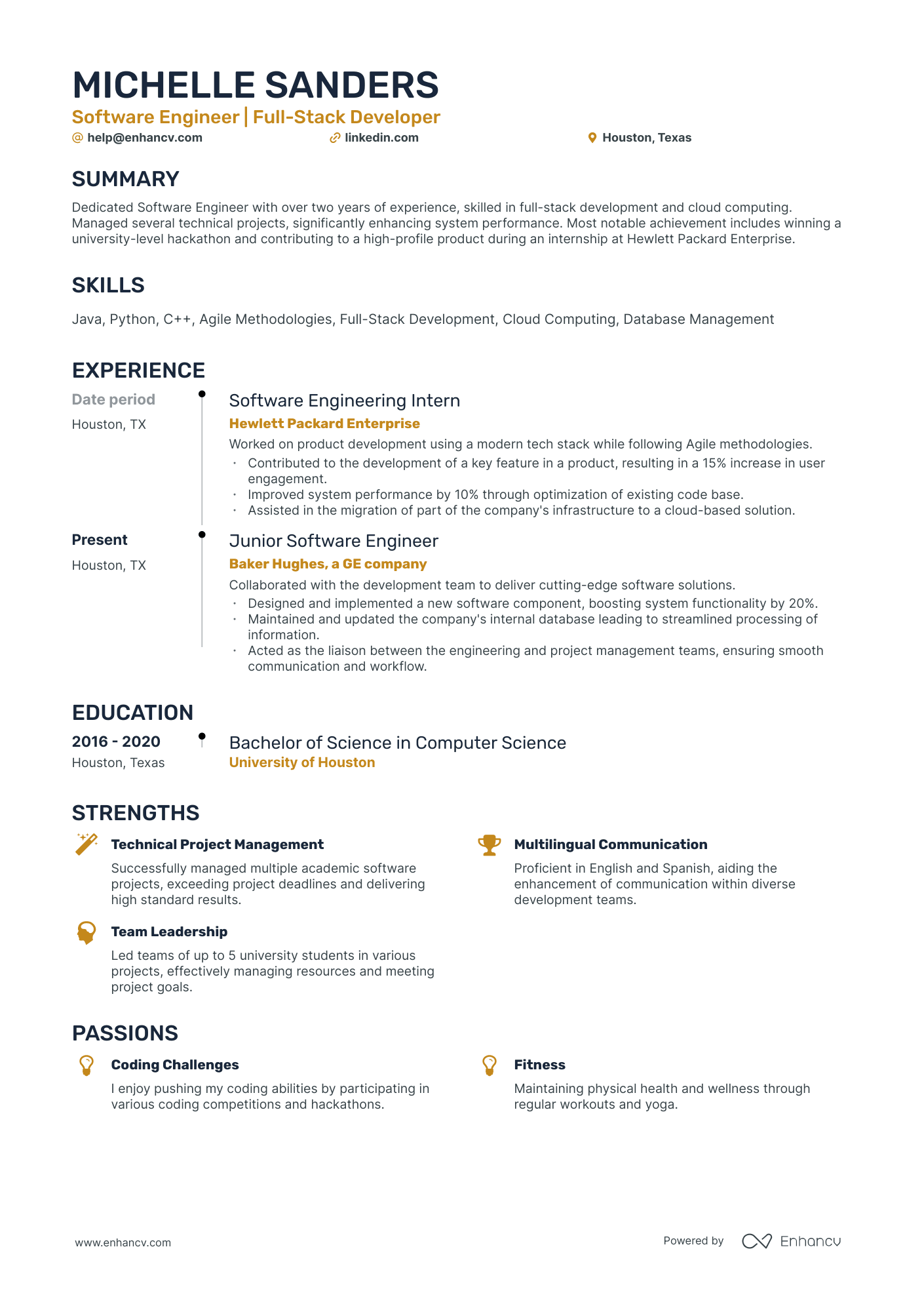 Software Engineer Project Manager Resume 10 Junior Software Engineer Resume Examples & Guide for 2026