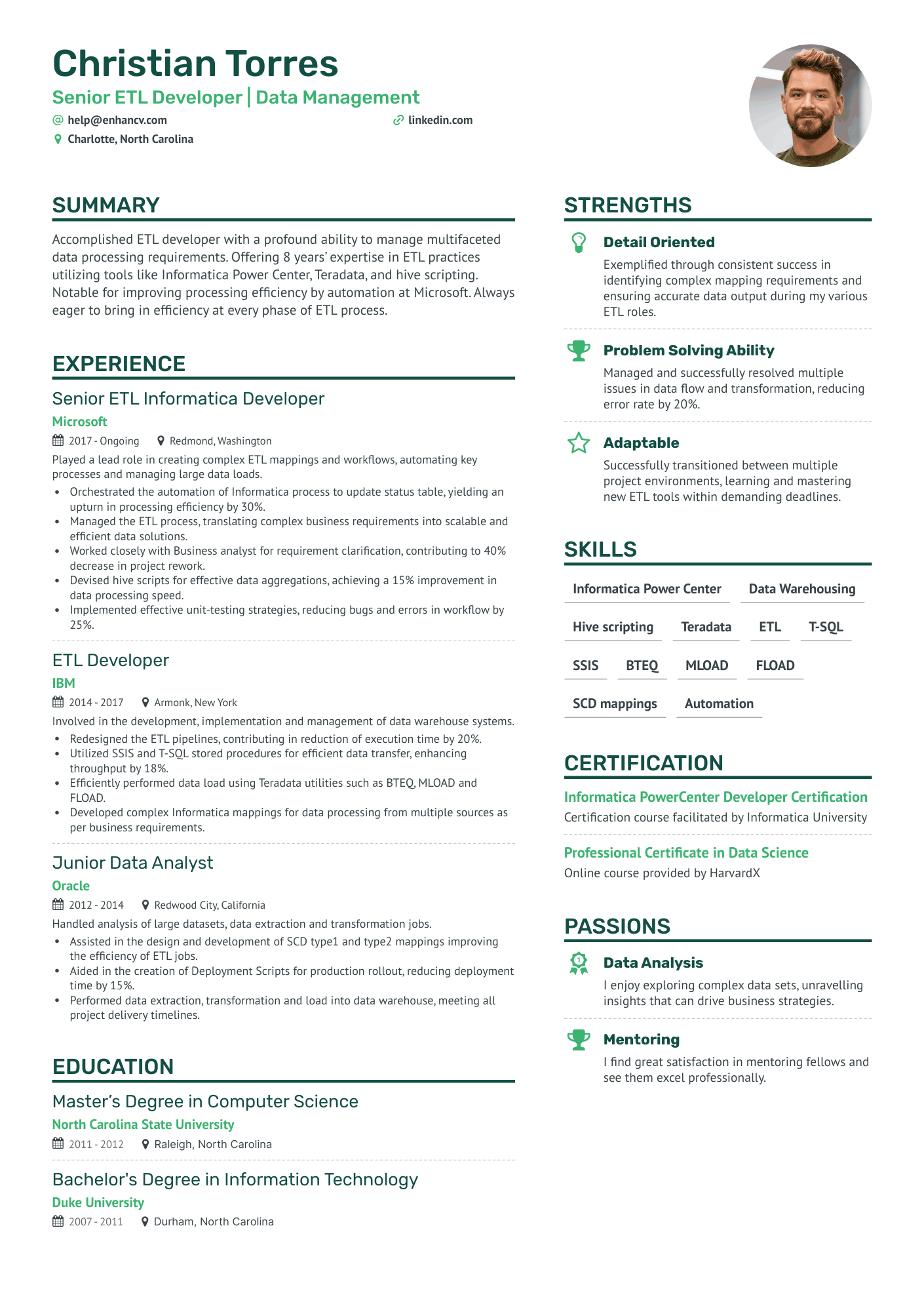 10 ETL Developer Resume Examples & Guide for 2024
