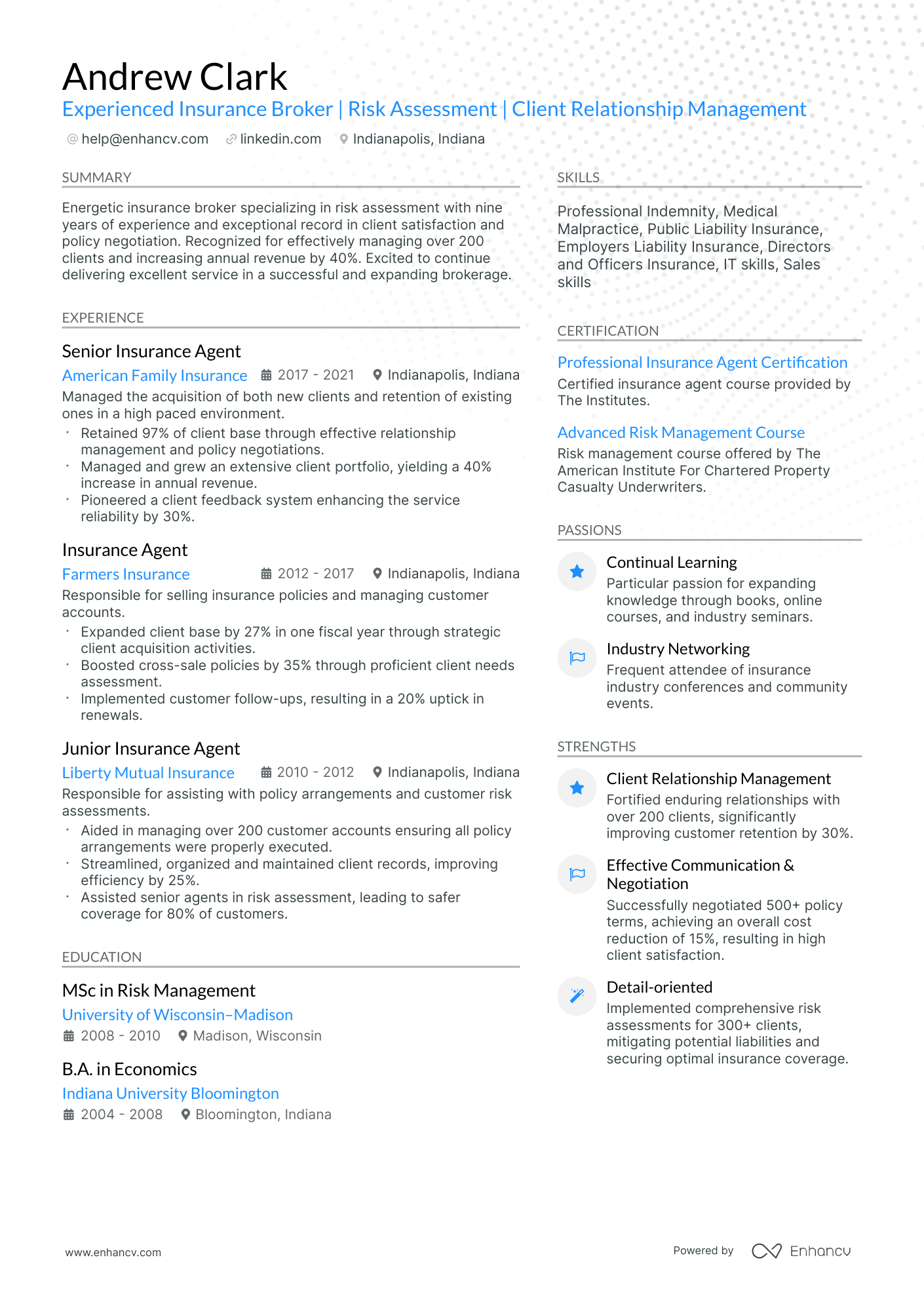 Insurance License Resume Examples 10 Insurance Broker Resume Examples & Guide for 2026