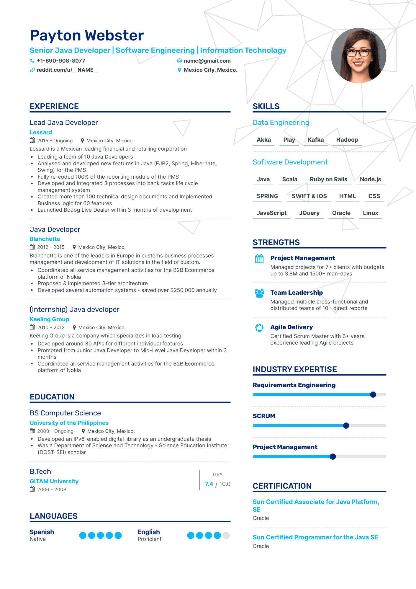 5 Junior Java Developer Resume Examples & Guide for 2023