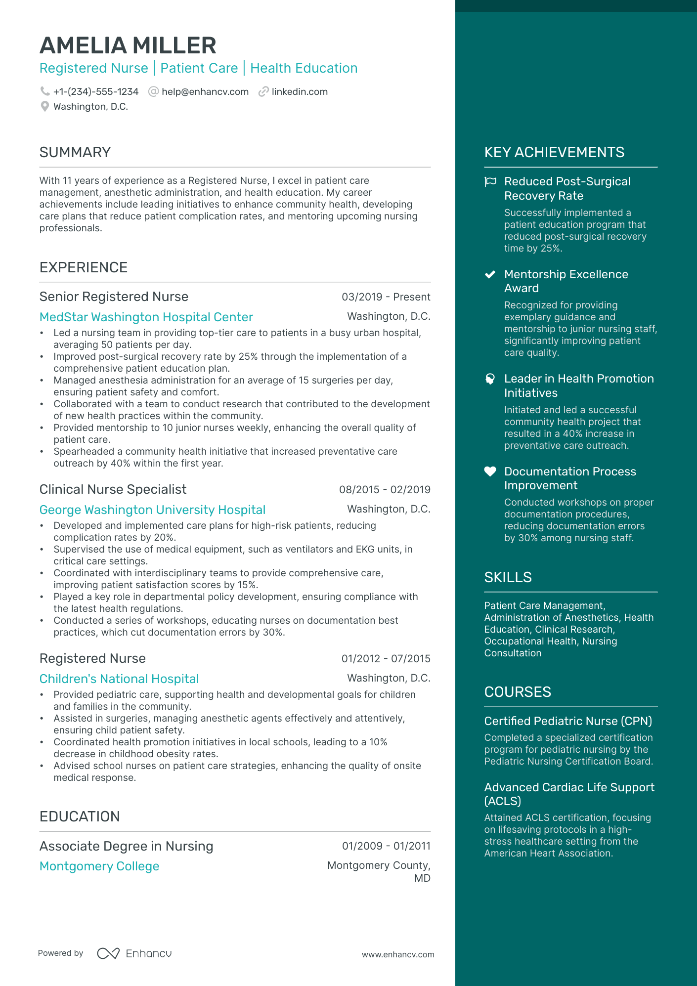 10 Clinical Nurse Resume Examples, Templates & Guide for 2026