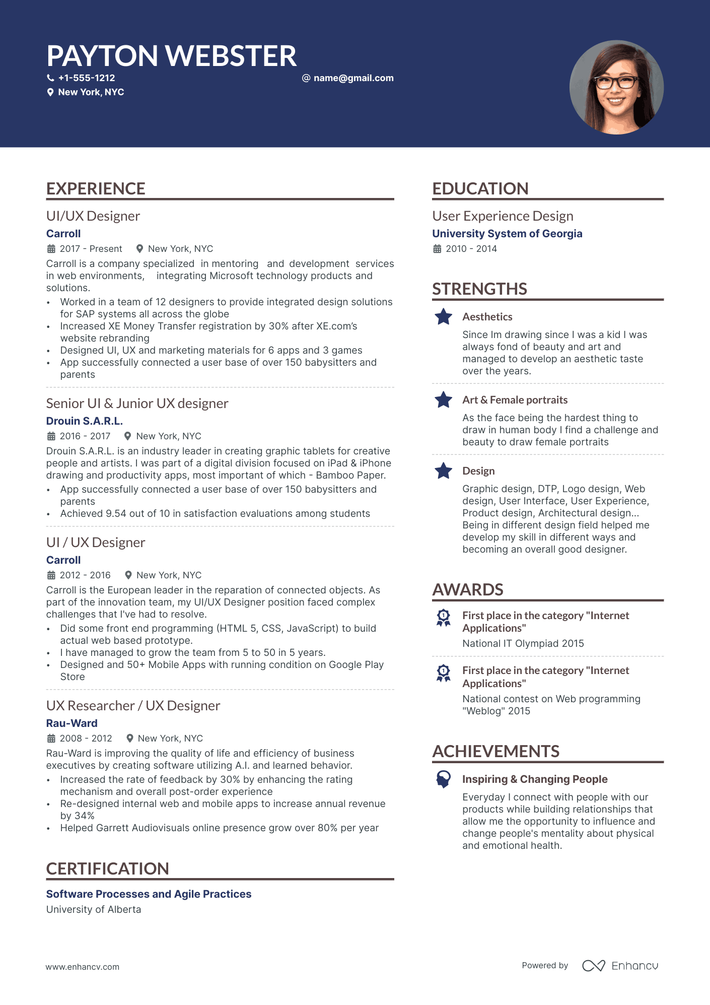 5 UI Designer Resume Examples & Guide for 2024