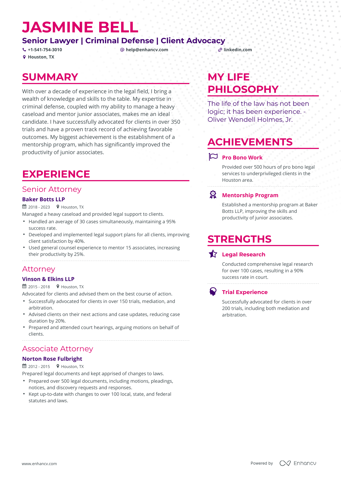 11 Lawyer Resume Examples & Guide for 2024