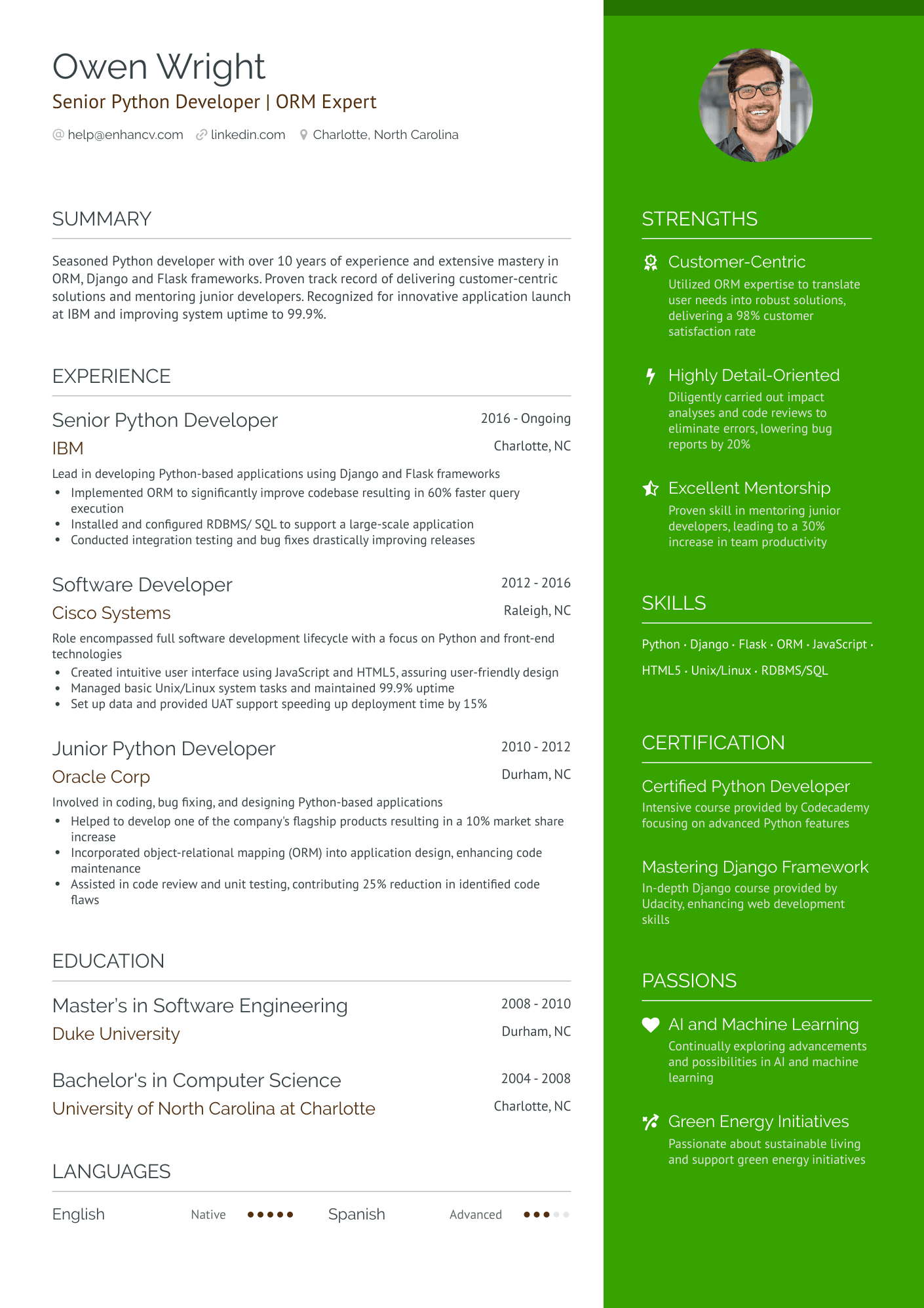 8 Python Developer Resume Examples & Guide for 2024