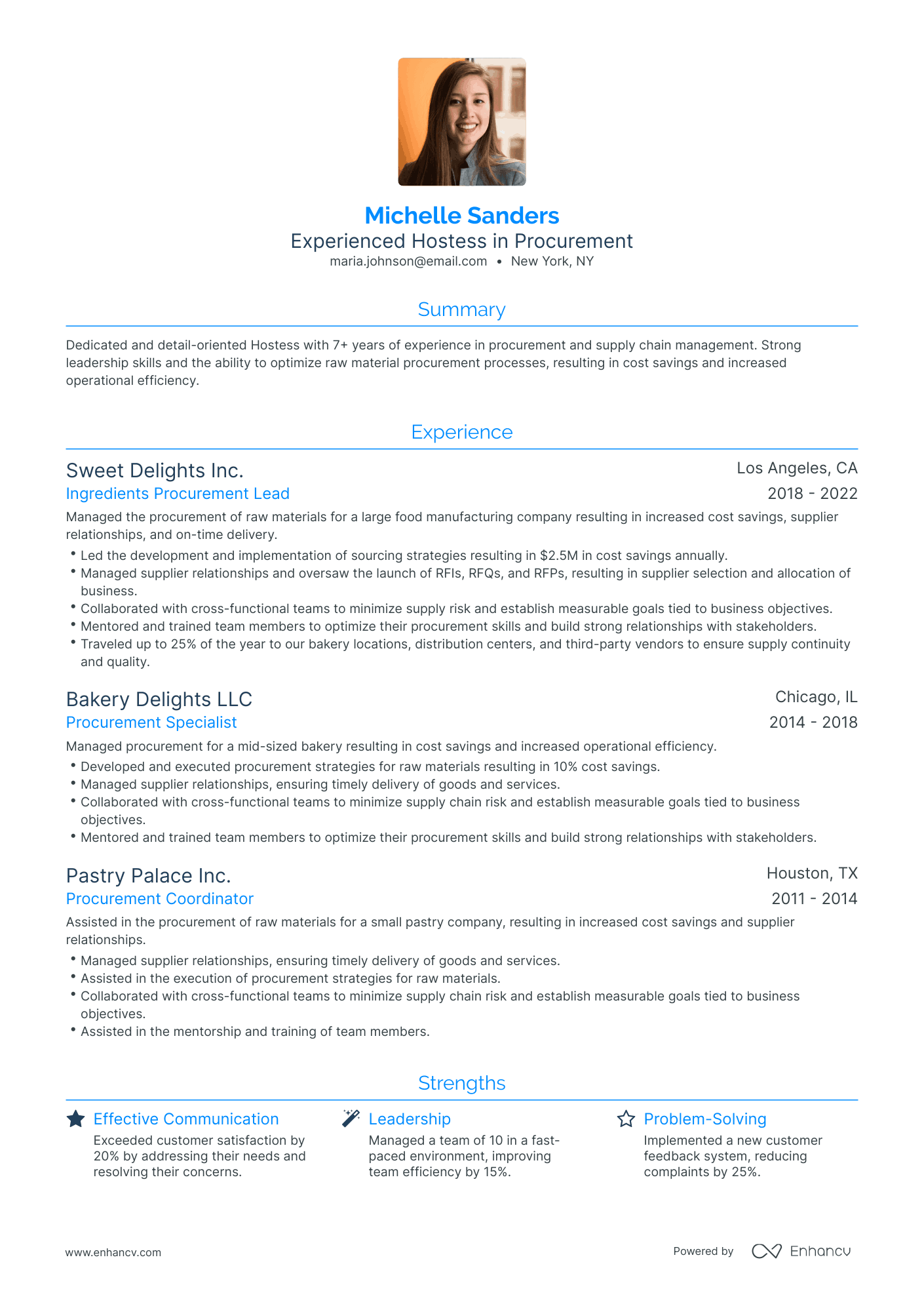 3 Hostess Resume Examples & Guide for 2024