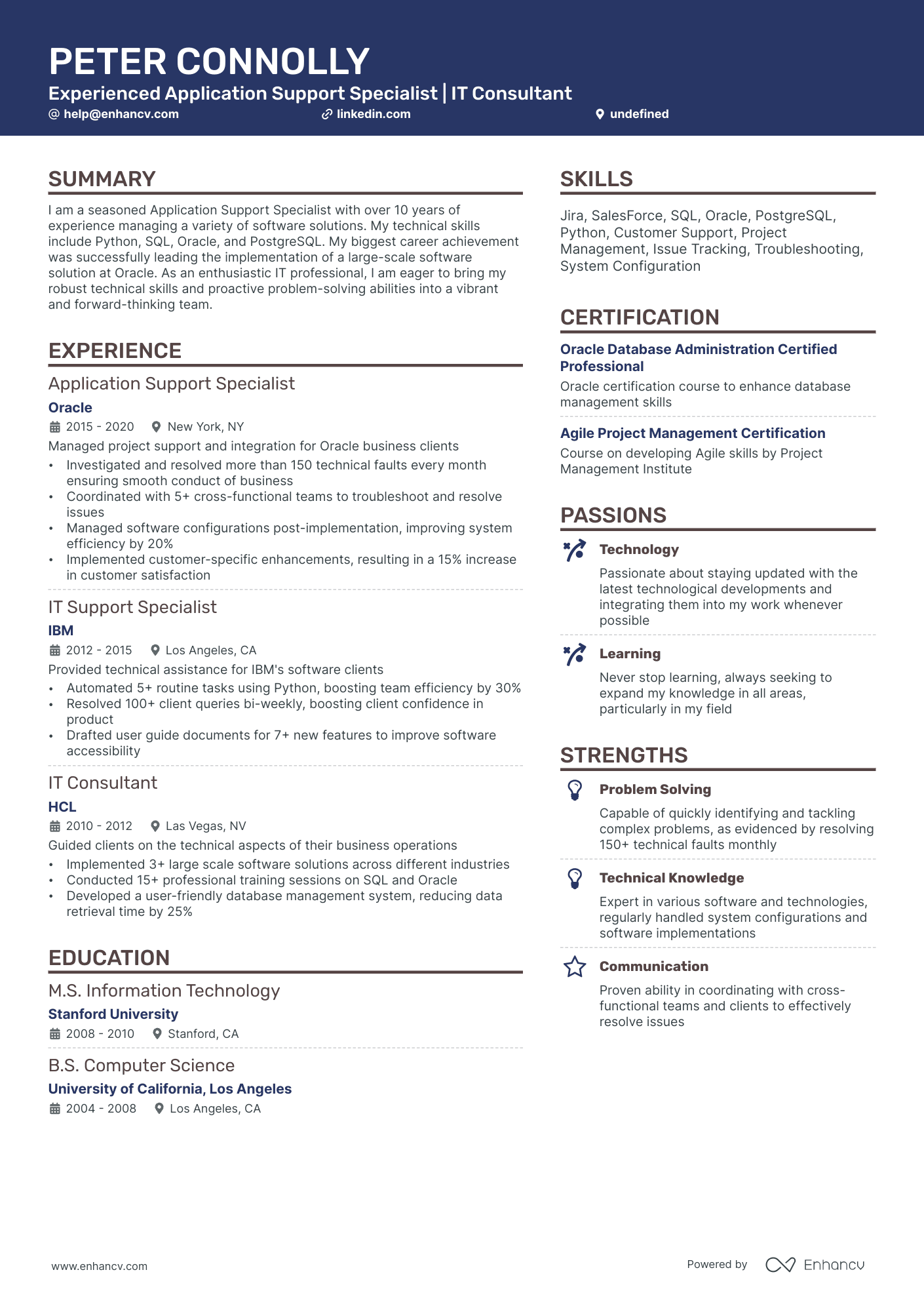 10 Application Support Specialist Resume Examples & Guide for 2026