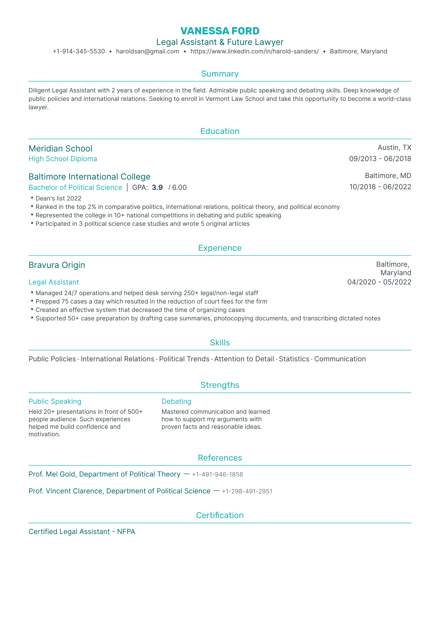 3 Law School Resume Examples & Guide for 2023