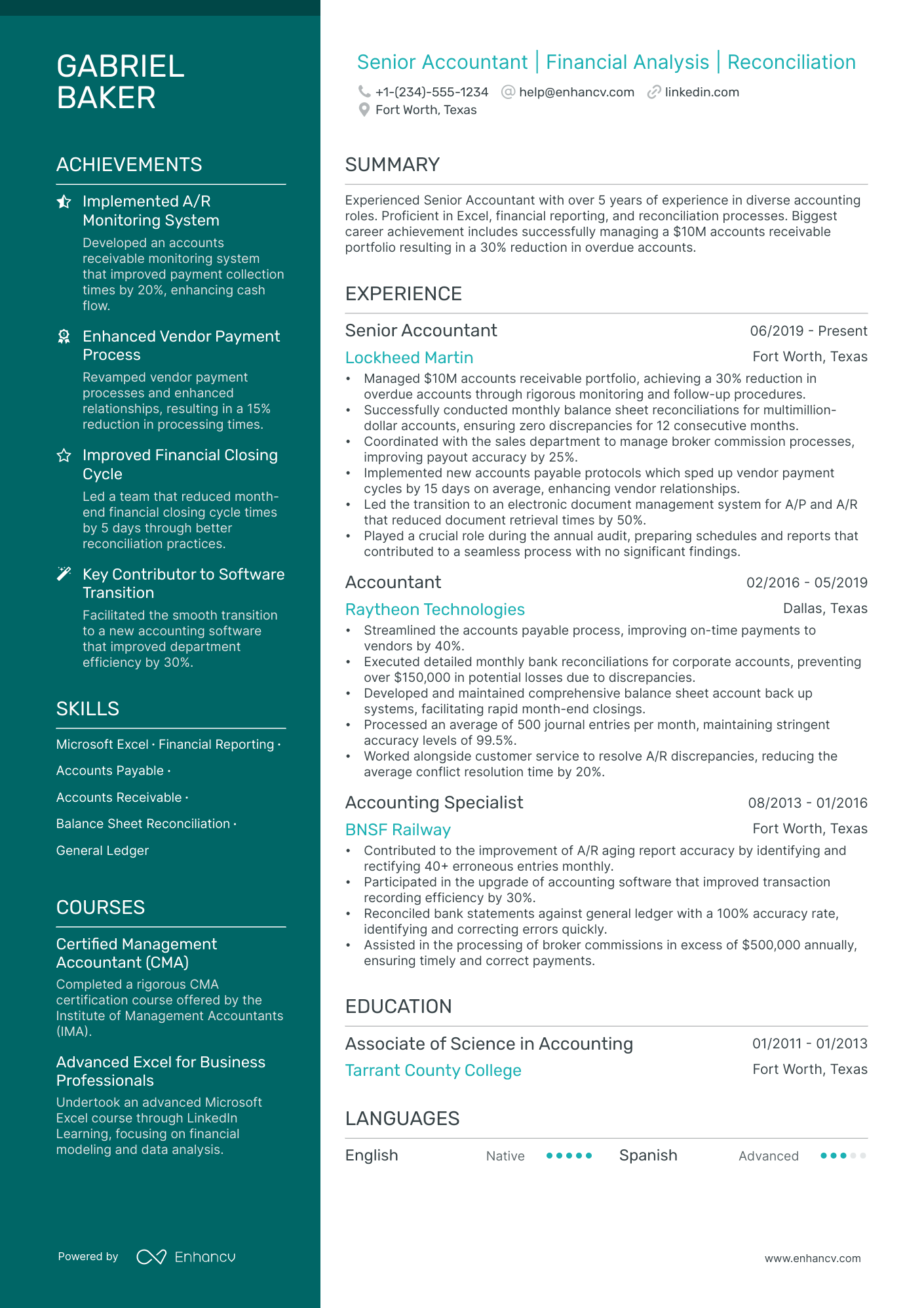 5 Financial Assistant Resume Examples & Guide for 2024