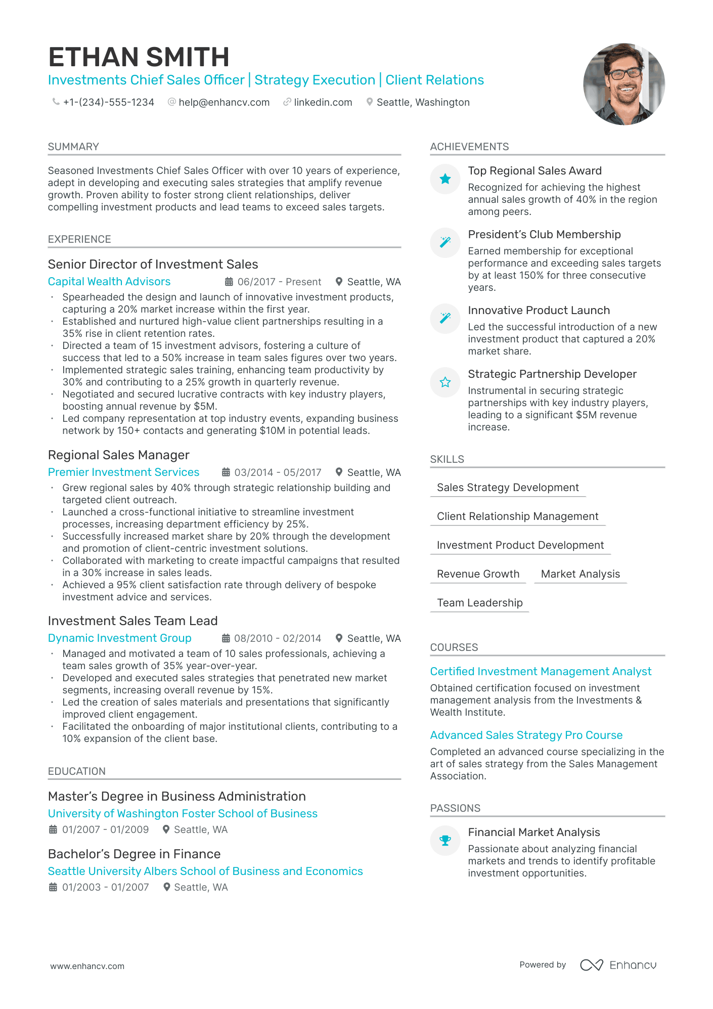 5 Sales Officer Resume Examples & Guide for 2024