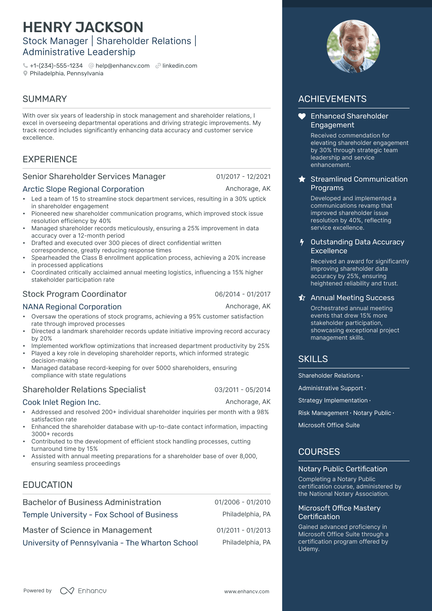 5 Stock Manager Resume Examples & Guide for 2024