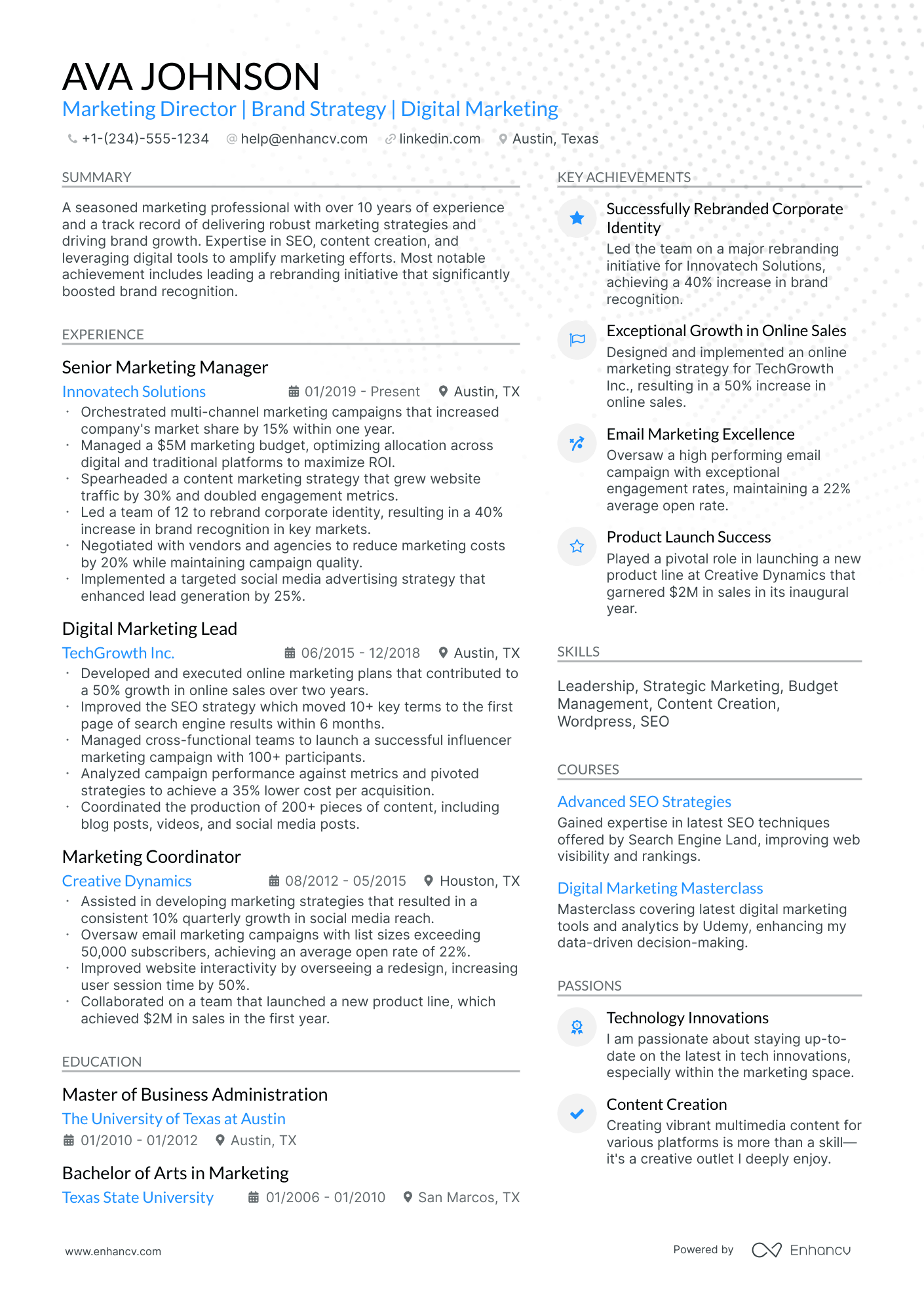 10 Public Relations Director Resume Examples & Guide for 2026