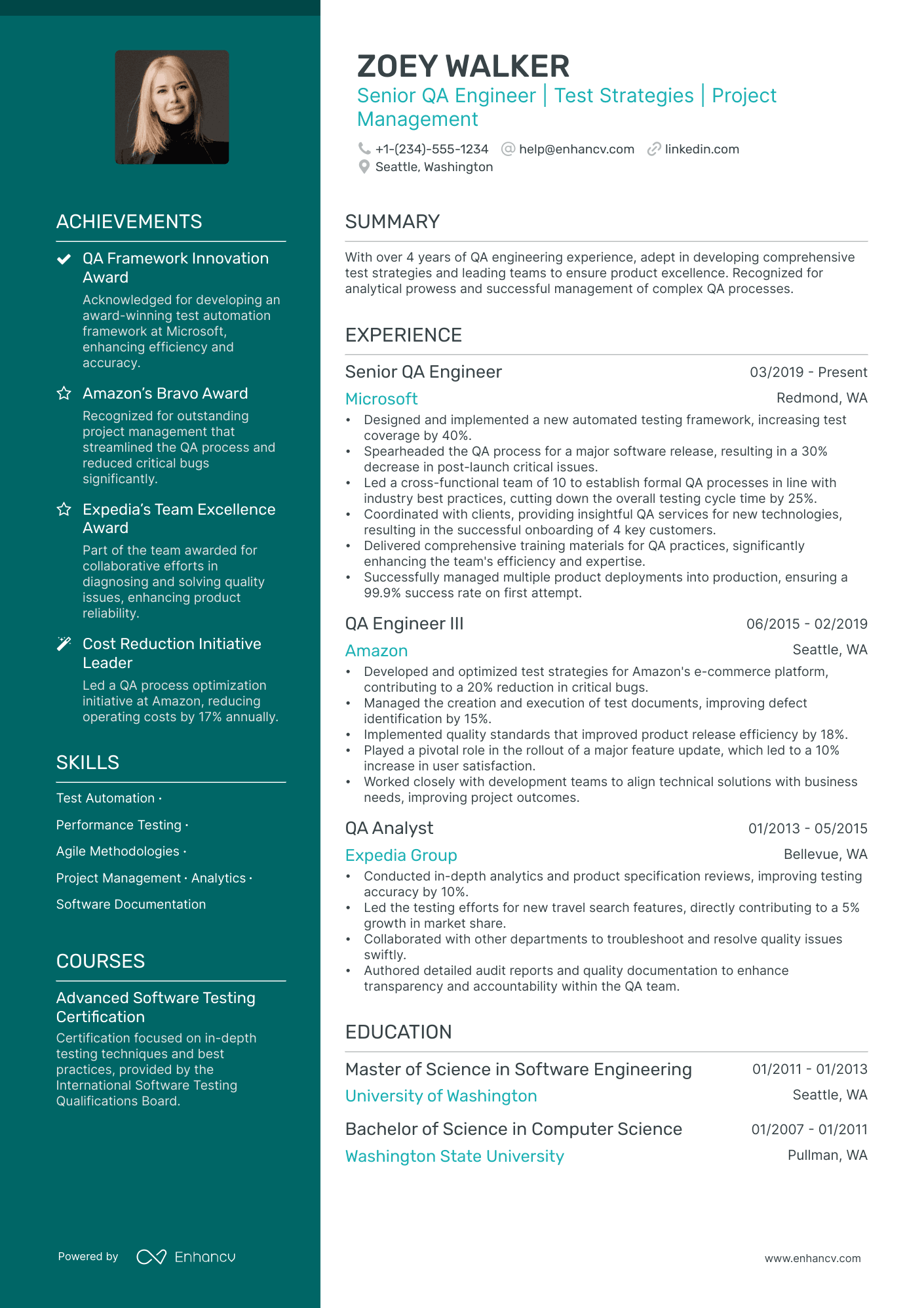 5 QA Manager Resume Examples & Guide for 2024