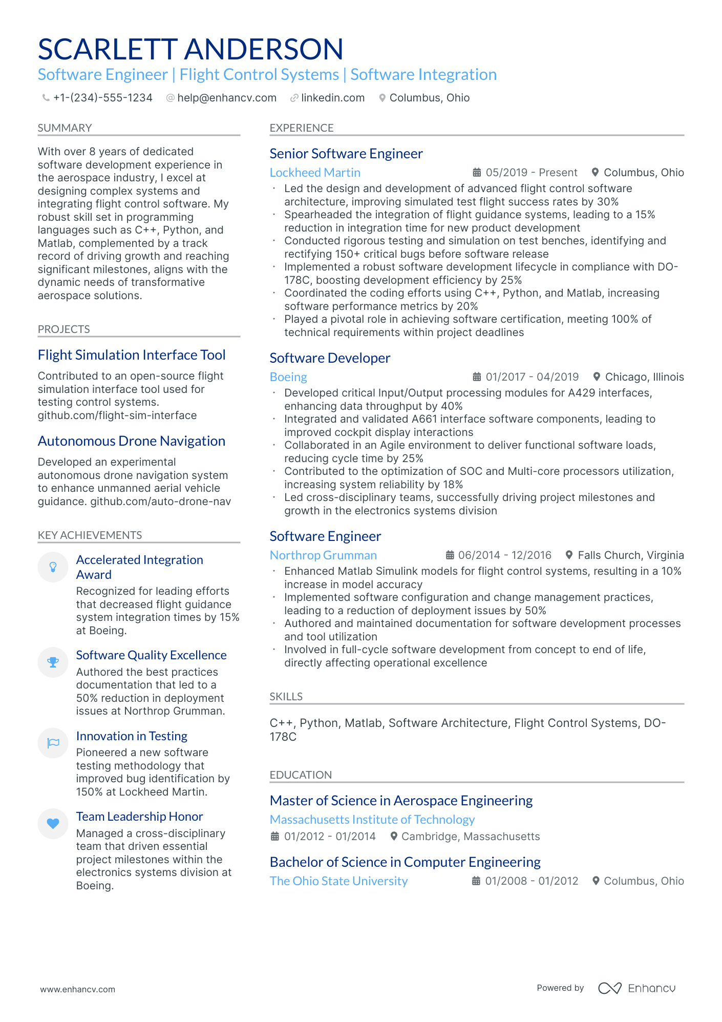 10 Embedded Software Engineer Resume Examples & Guide for 2025