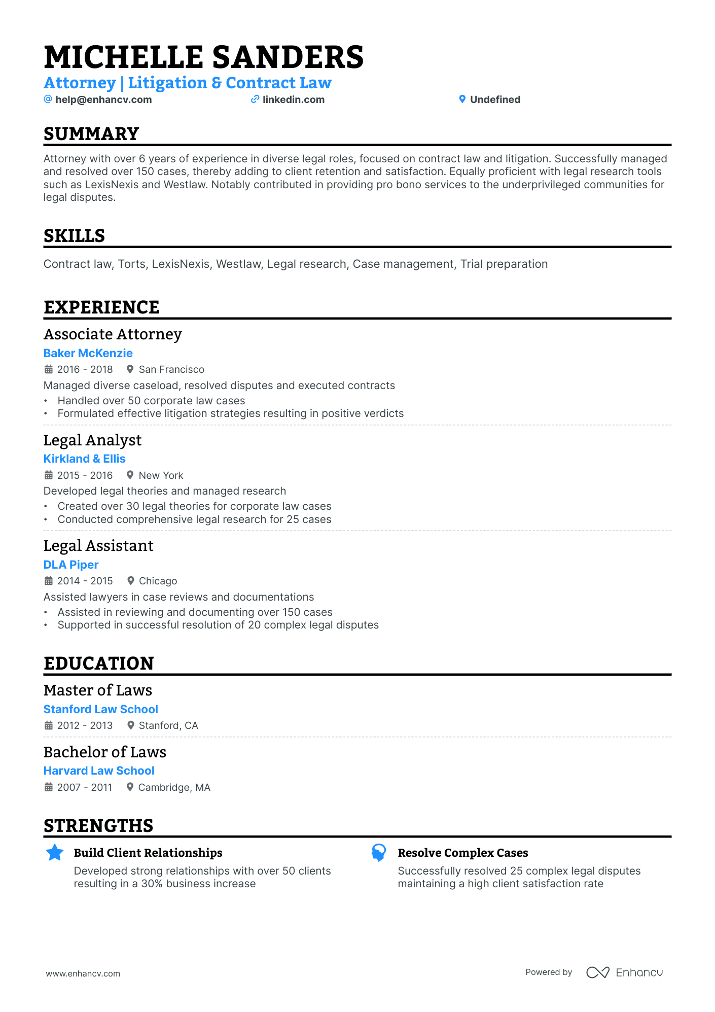 10 Entry-Level Attorney Resume Examples & Guide for 2026