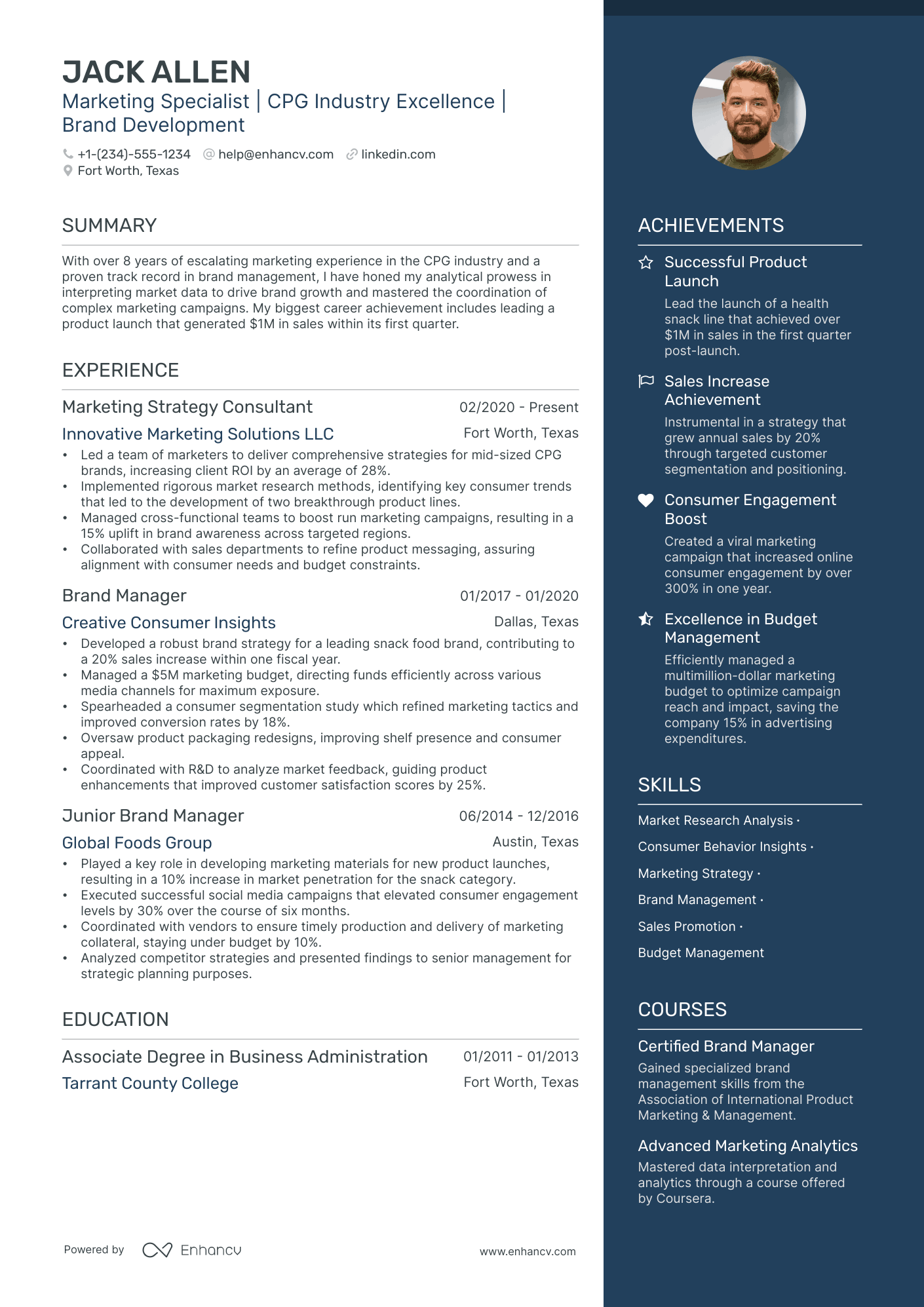 5 Assistant Brand Manager Resume Examples & Guide for 2024