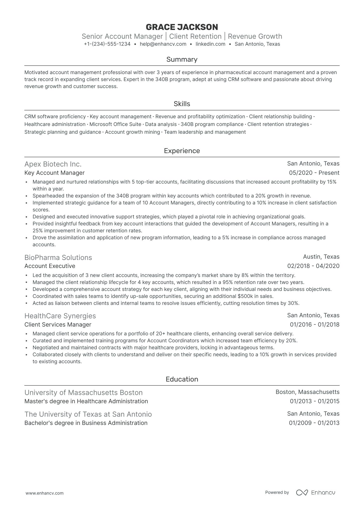 5 Strategic Account Manager Resume Examples & Guide for 2024