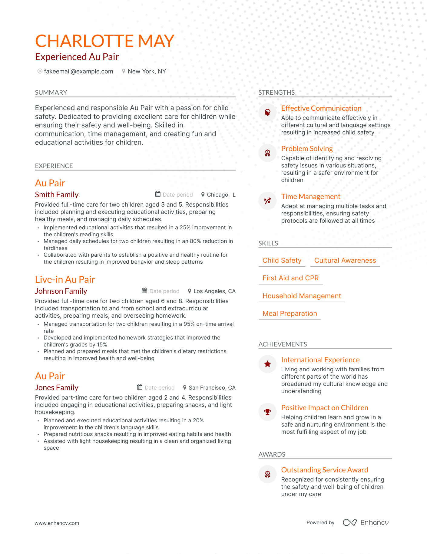 5 Au Pair Resume Examples Guide For 2024 5-au-pair-resume-examples-guide-for-2024