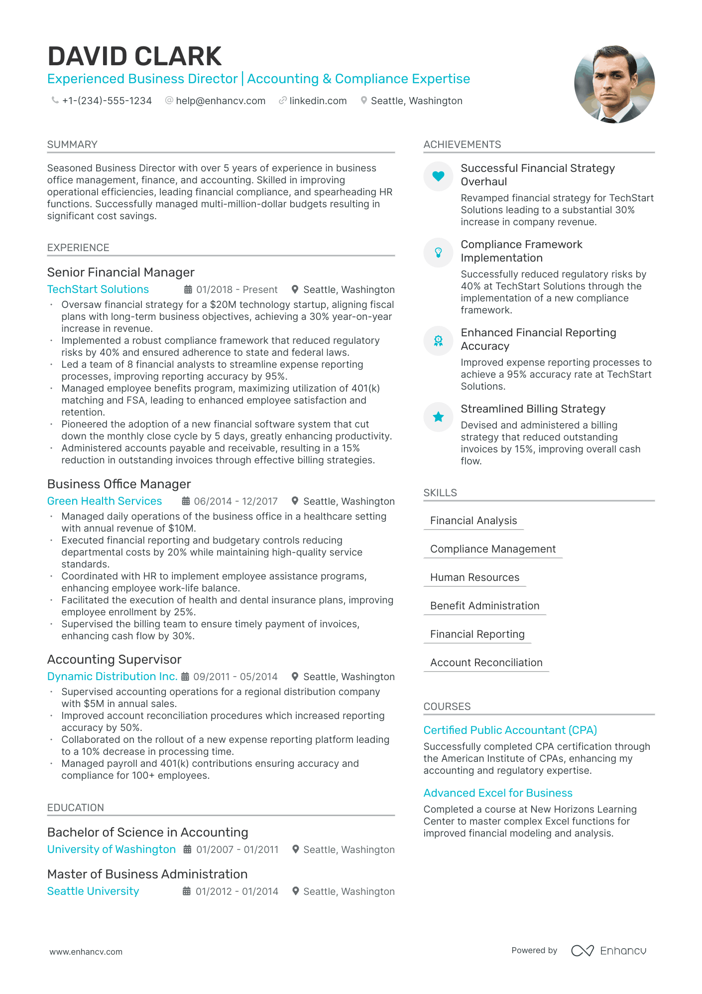 5 Business Director Resume Examples & Guide for 2024