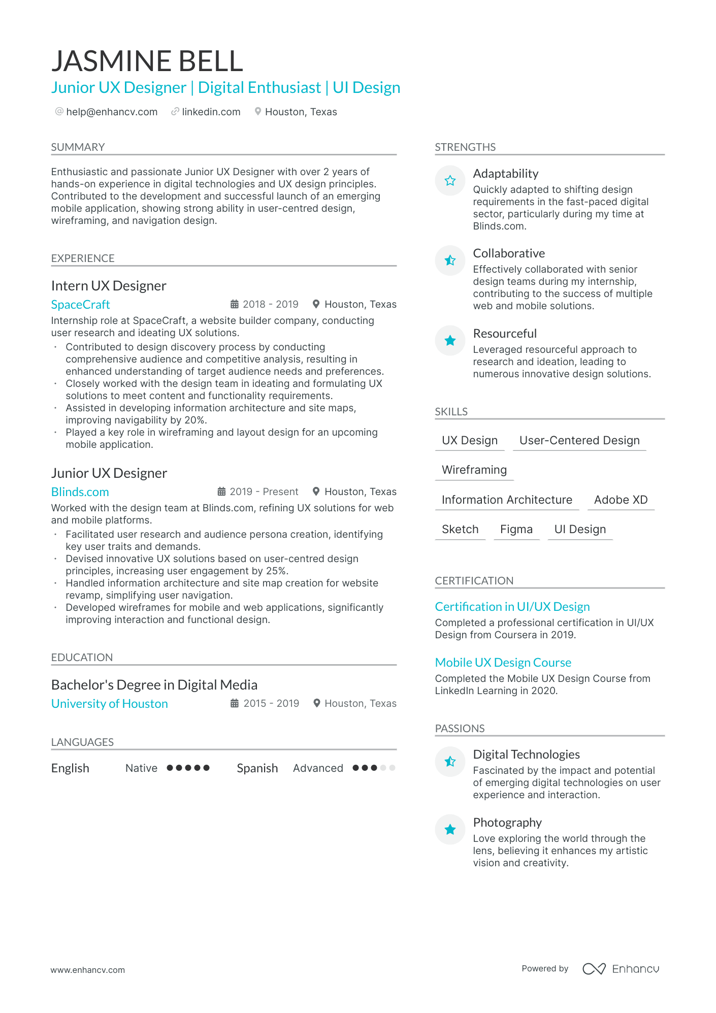 5 Junior UX Designer Resume Examples & Guide for 2024