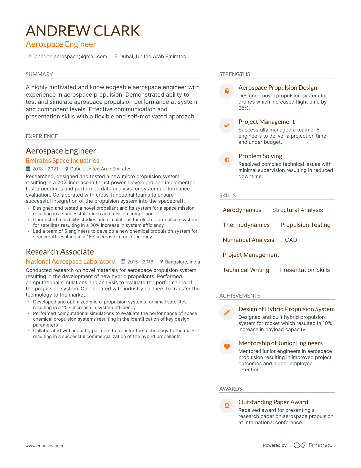 5 Aerospace Engineering Resume Examples & Guide for 2023