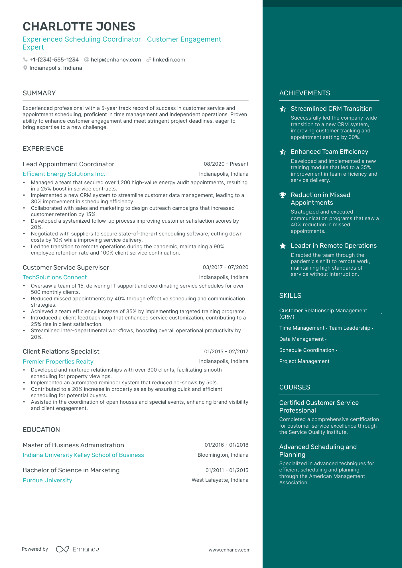 5 Canvasser Resume Examples & Guide for 2024