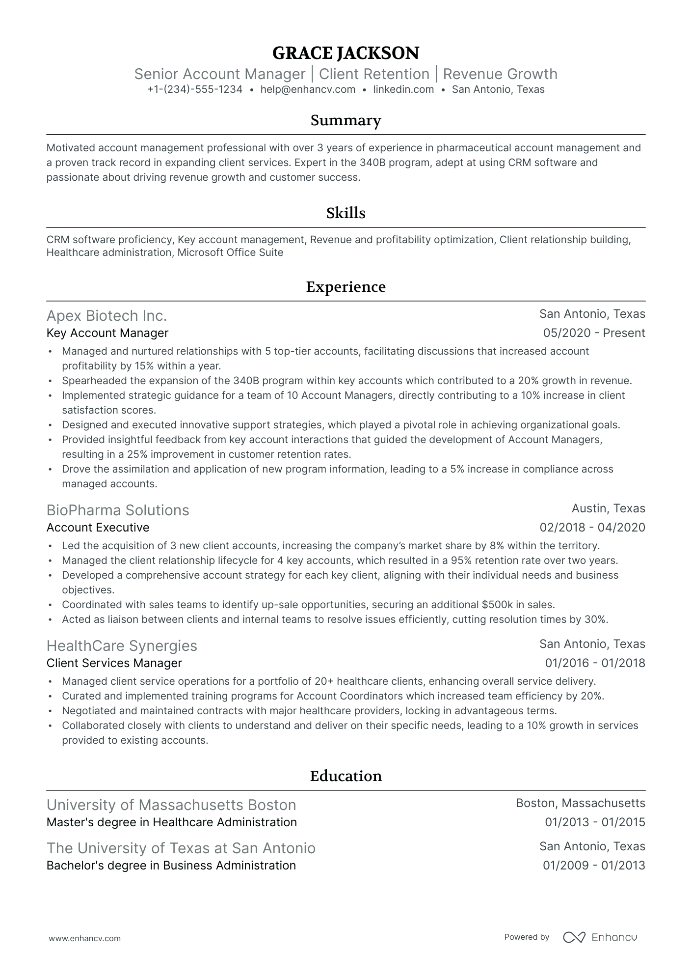 10 Strategic Account Manager Resume Examples & Guide for 2026