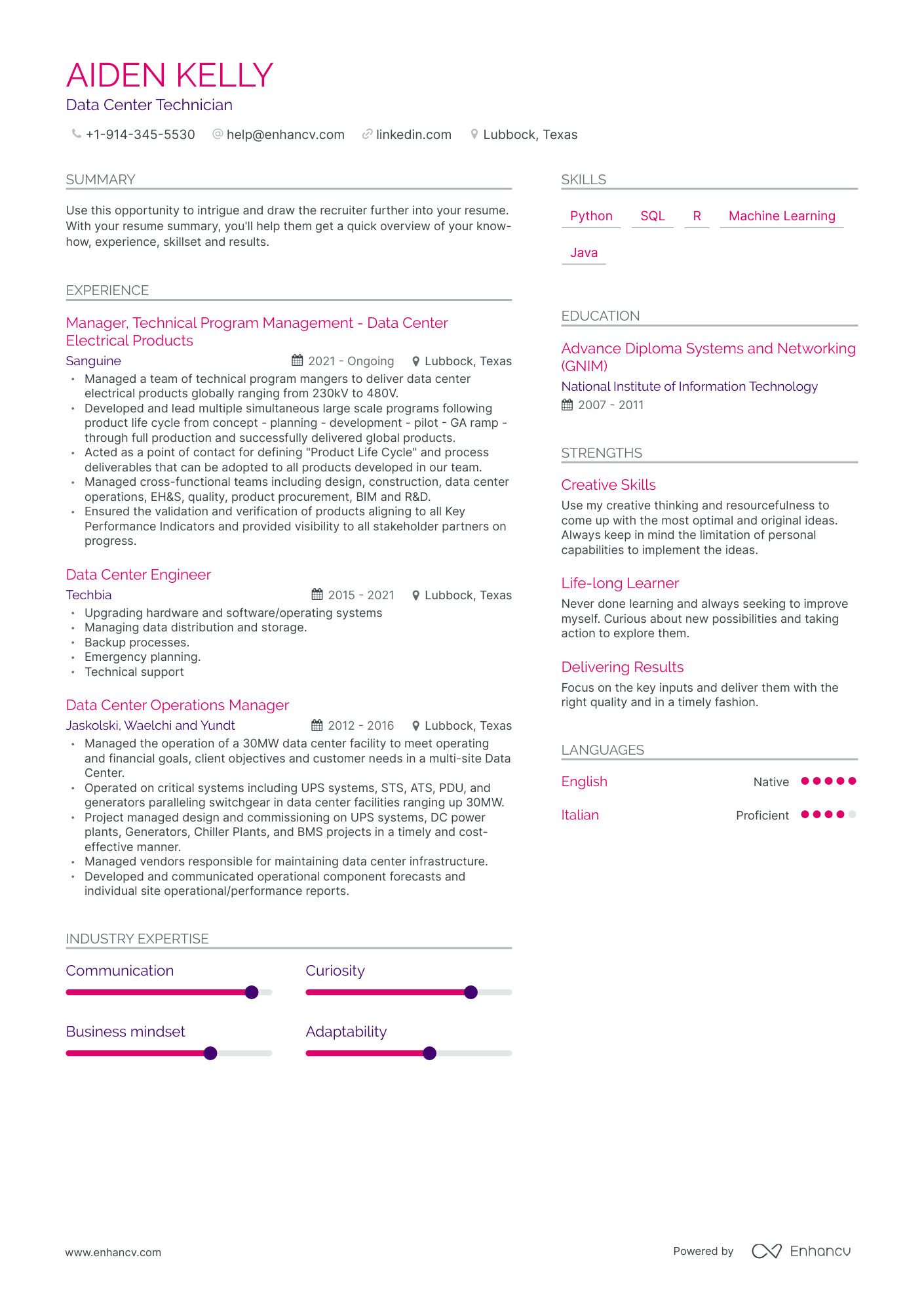 13 Database Engineer Resume Examples & Guide for 2024