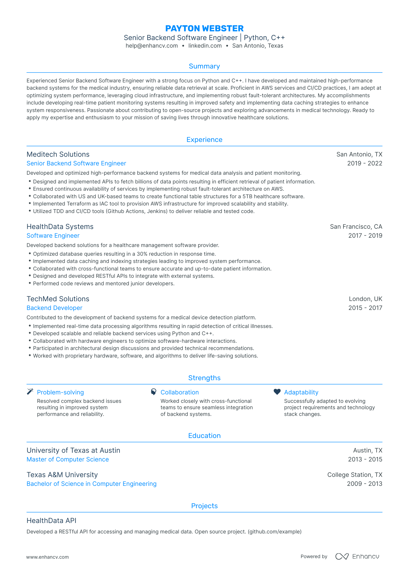 5 Python Programmer Resume Examples & Guide for 2024