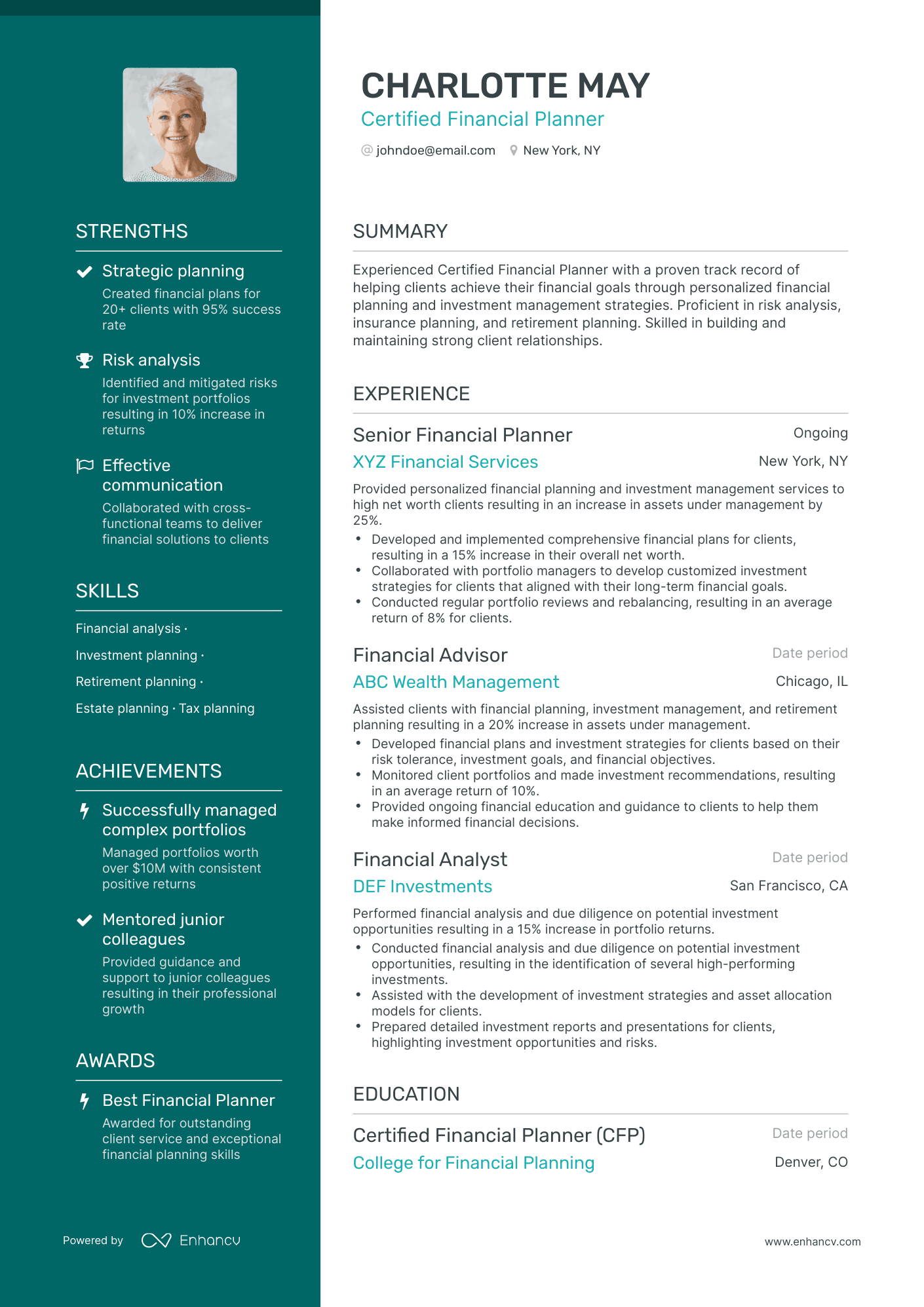 8 Investment Manager Resume Examples & Guide for 2024