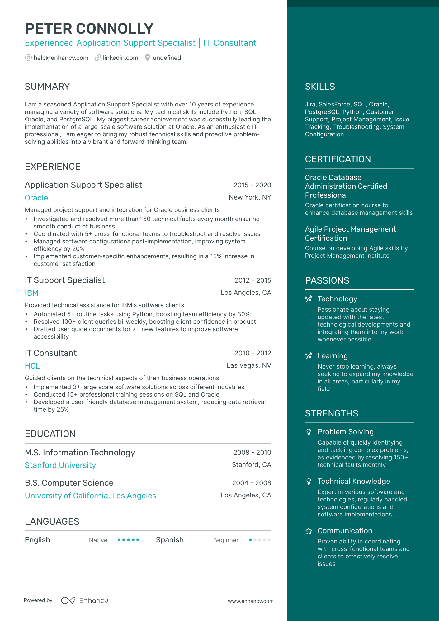 10 Application Support Specialist Resume Examples & Guide for 2026