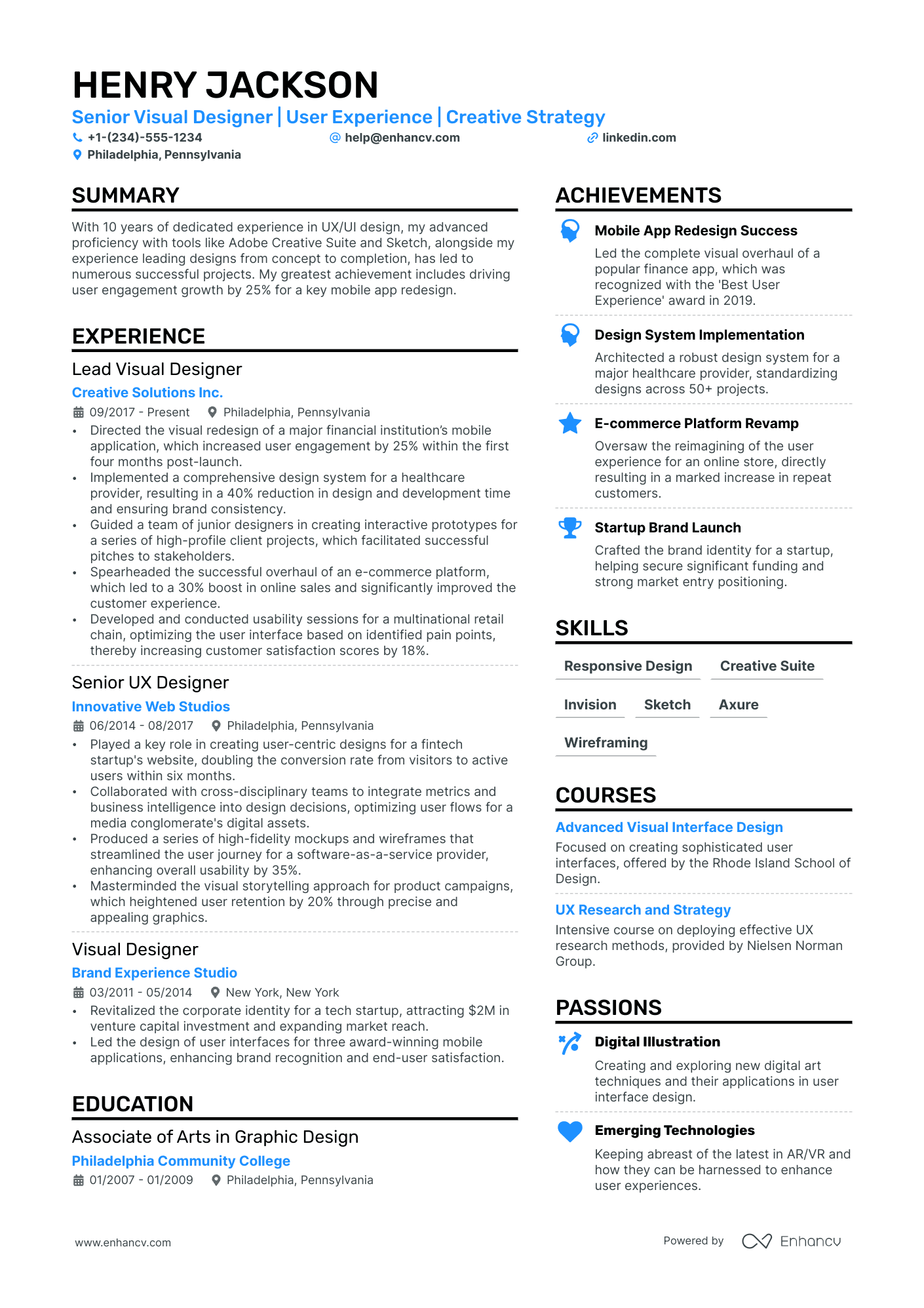 13 Graphic Designer Resume Examples & Guide for 2024