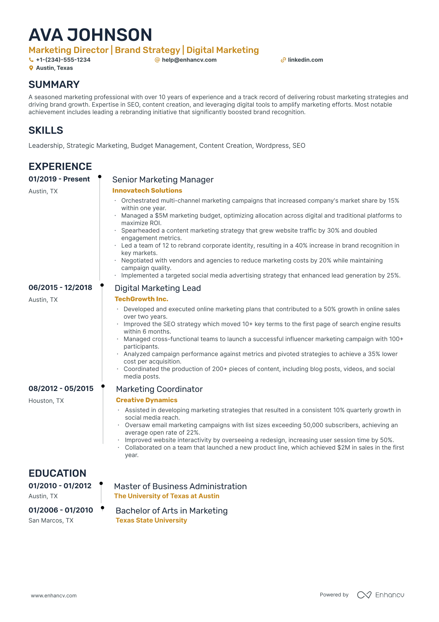 10 Public Relations Director Resume Examples & Guide for 2026
