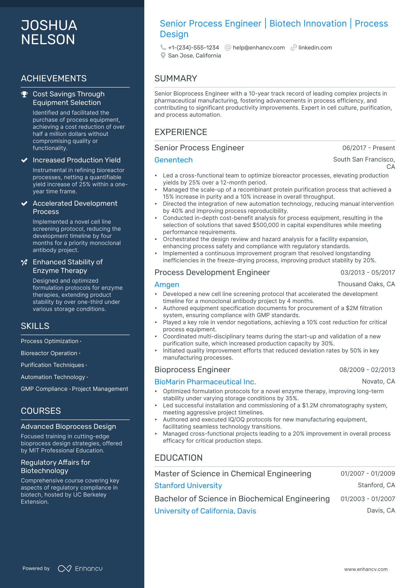 5 Process Engineer Resume Examples & Guide for 2024