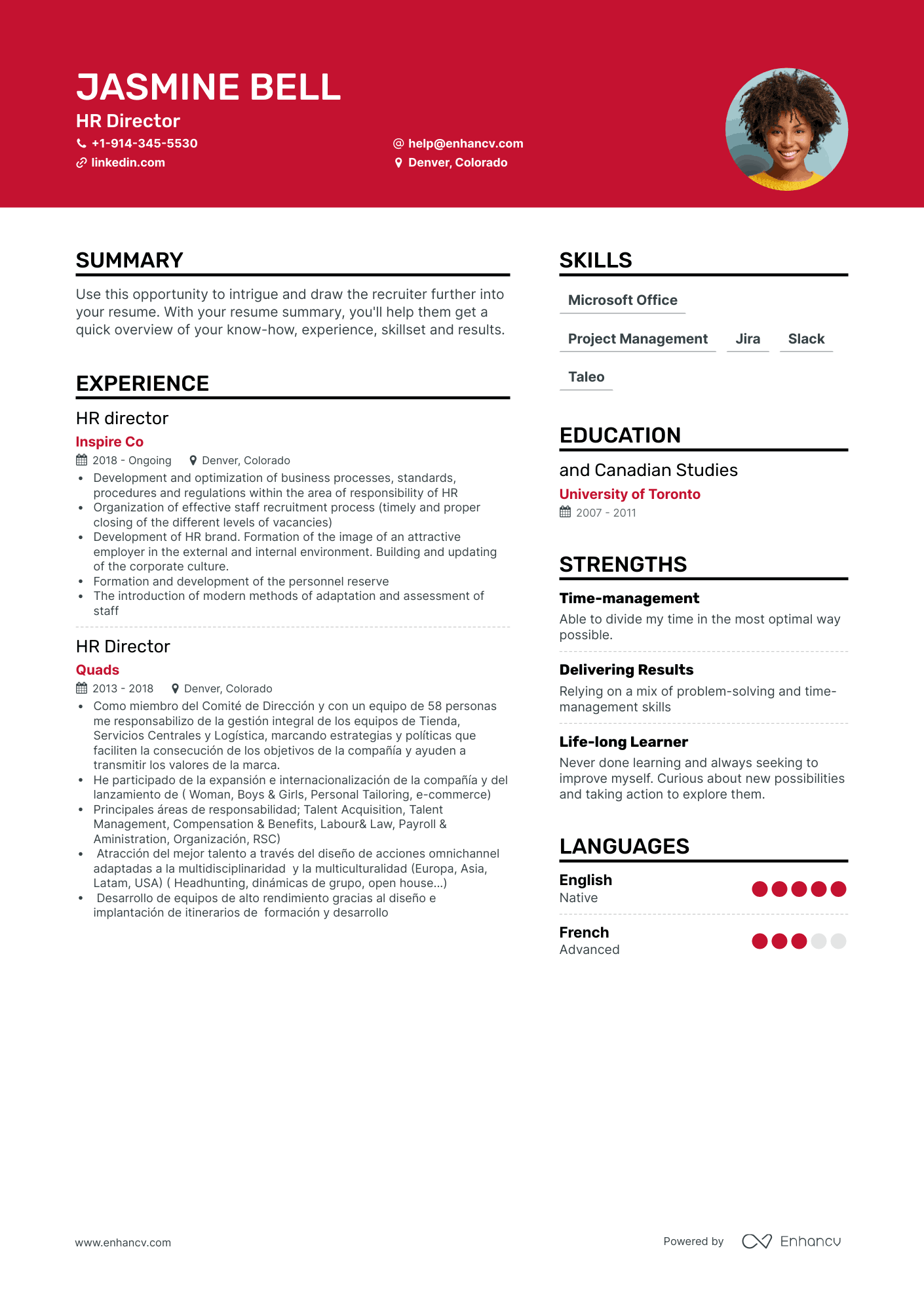 HR Director Resume Examples & Guide for 2023 (Layout, Skills, Keywords ...