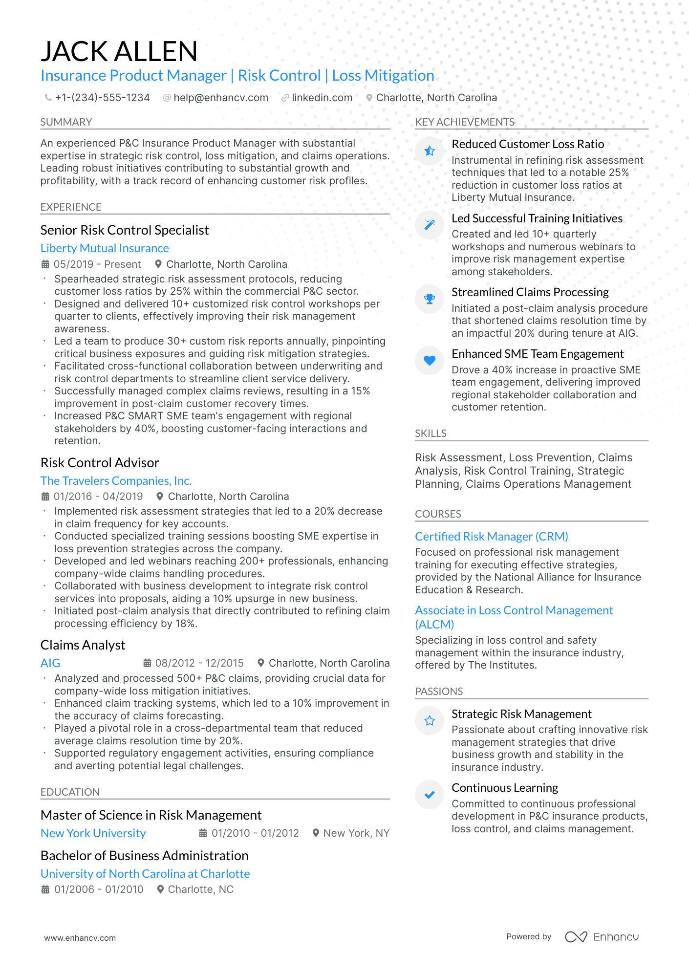 Insurance License Resume Examples 10 Insurance Product Manager Resume Examples & Guide for 2026
