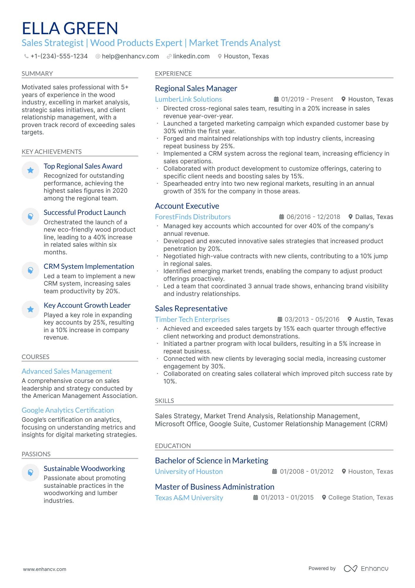 10 Sales And Marketing Executive Resume Examples & Guide for 2026