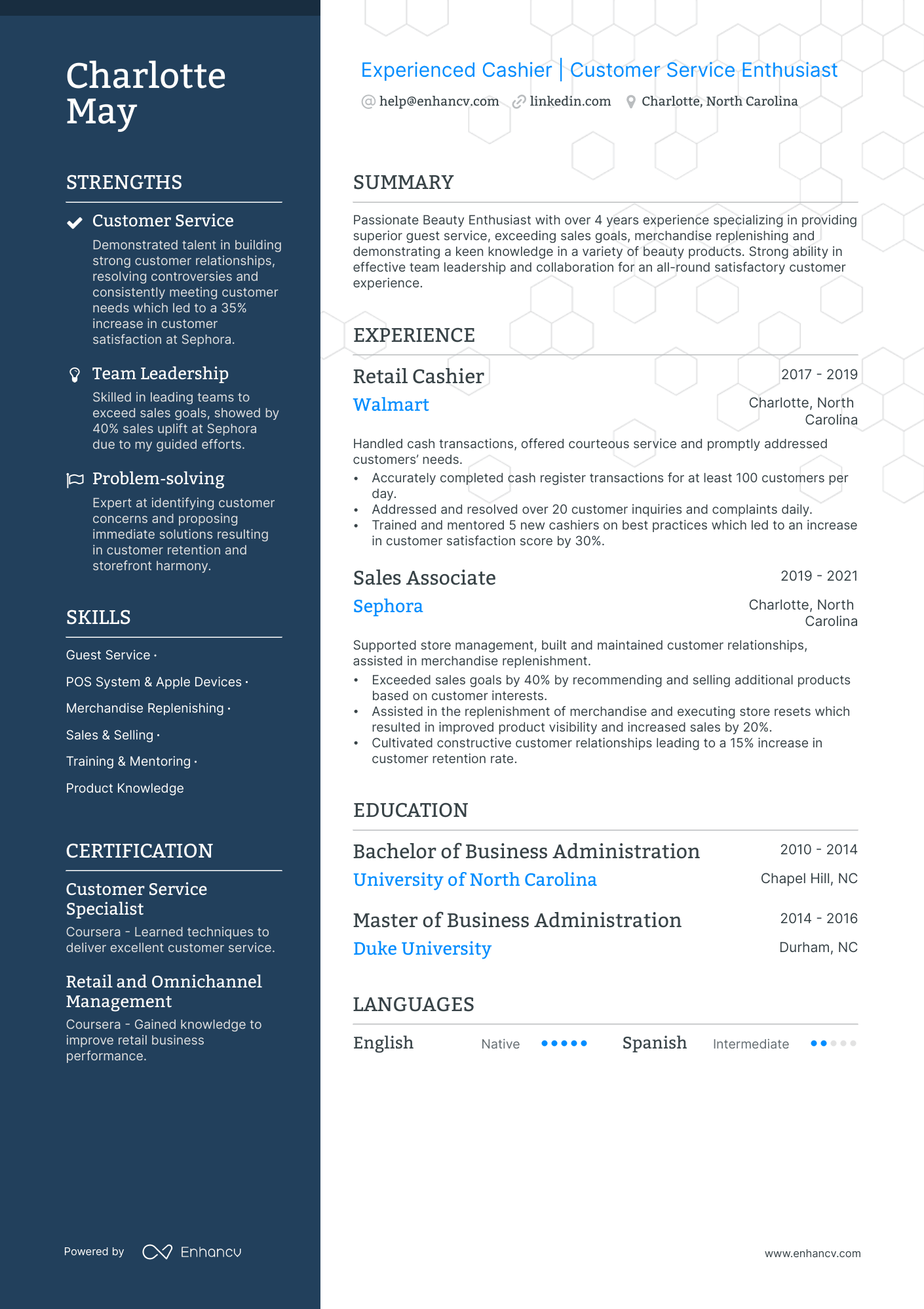 10 Cashier Resume Examples & Guide For 2024