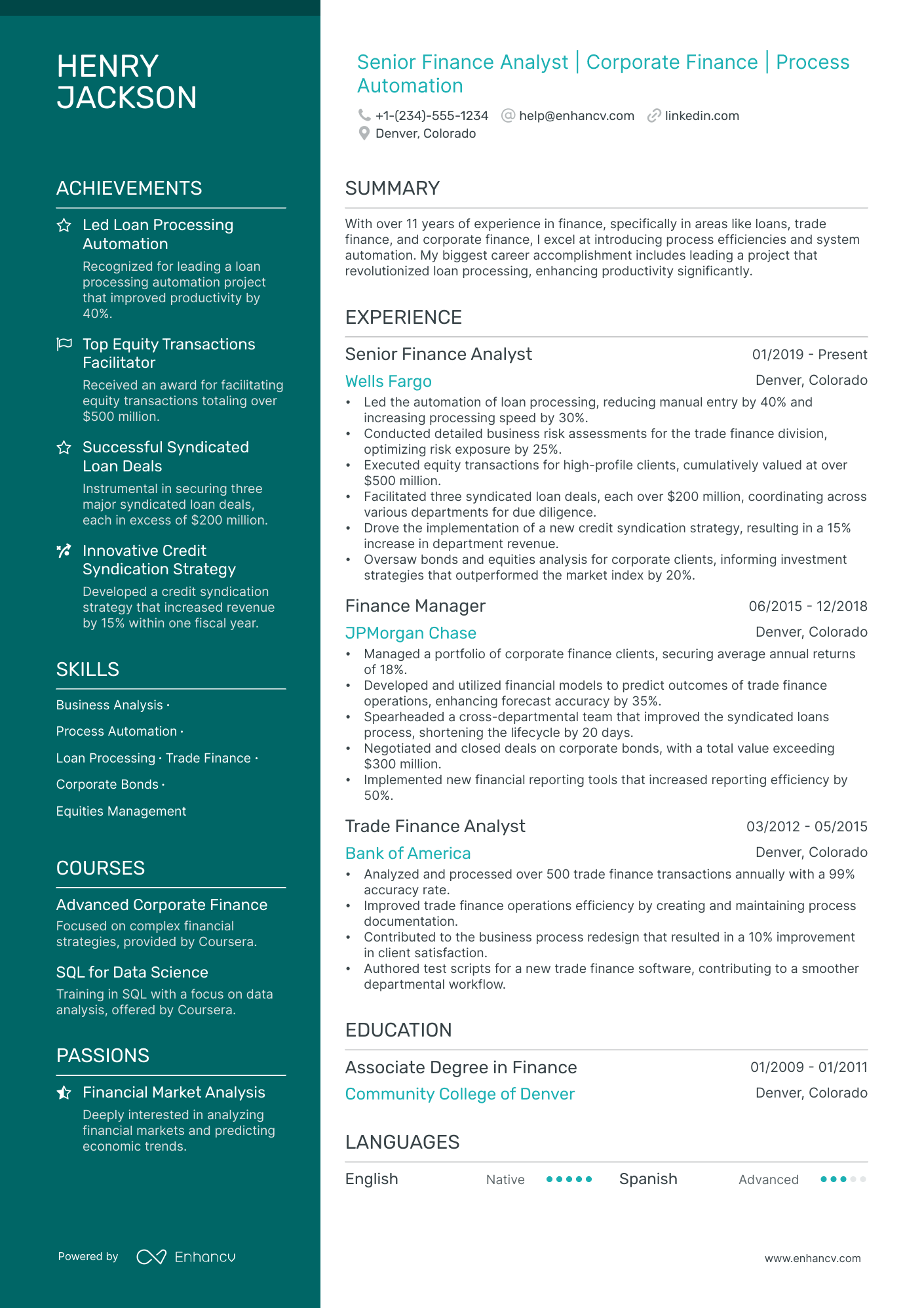 5 Banking Business Analyst Resume Examples & Guide for 2024